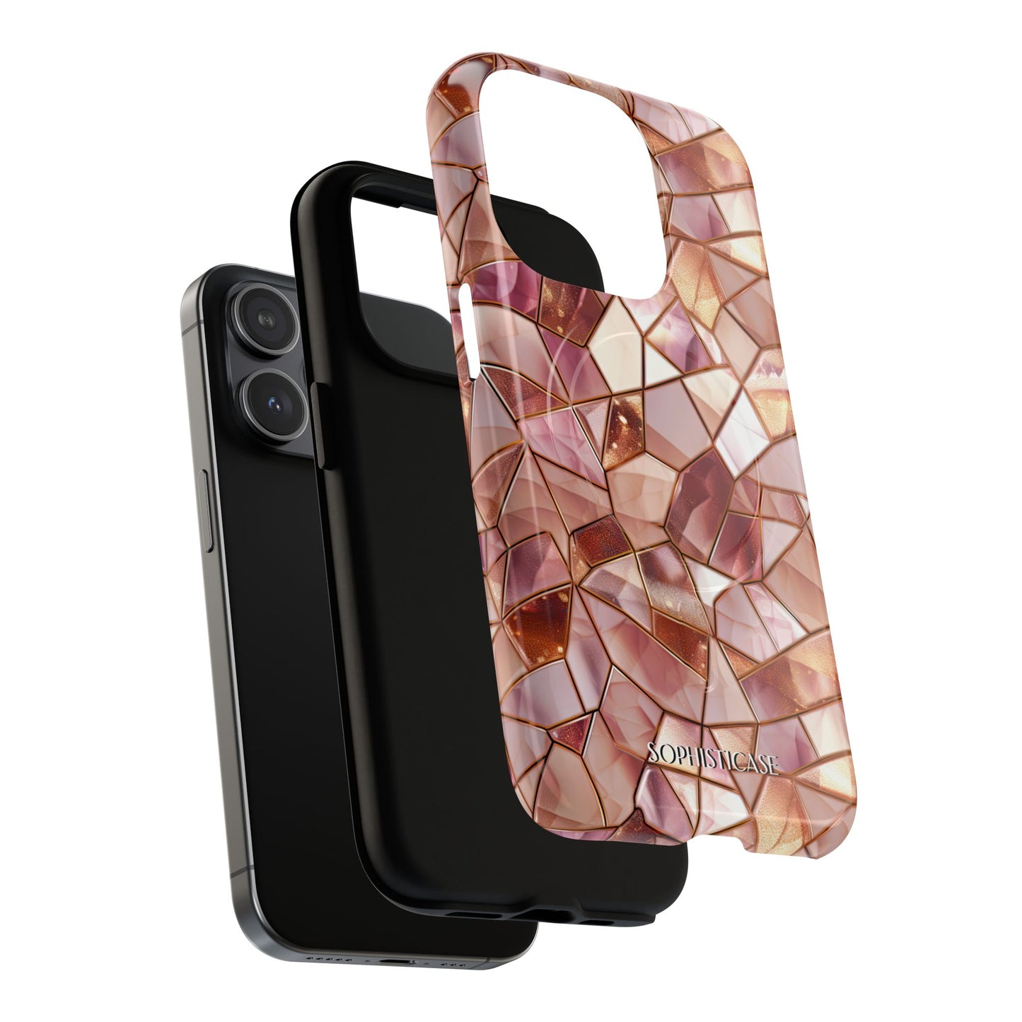 Rose' Runway in Champagne Mosaic - Magsafe Case