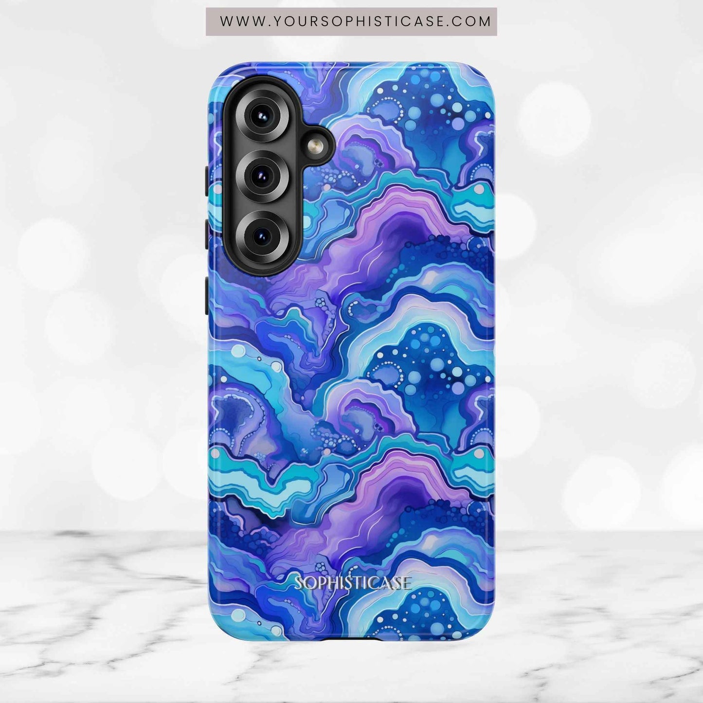 Nightstone in Lapis Wave - Tough Phone Case