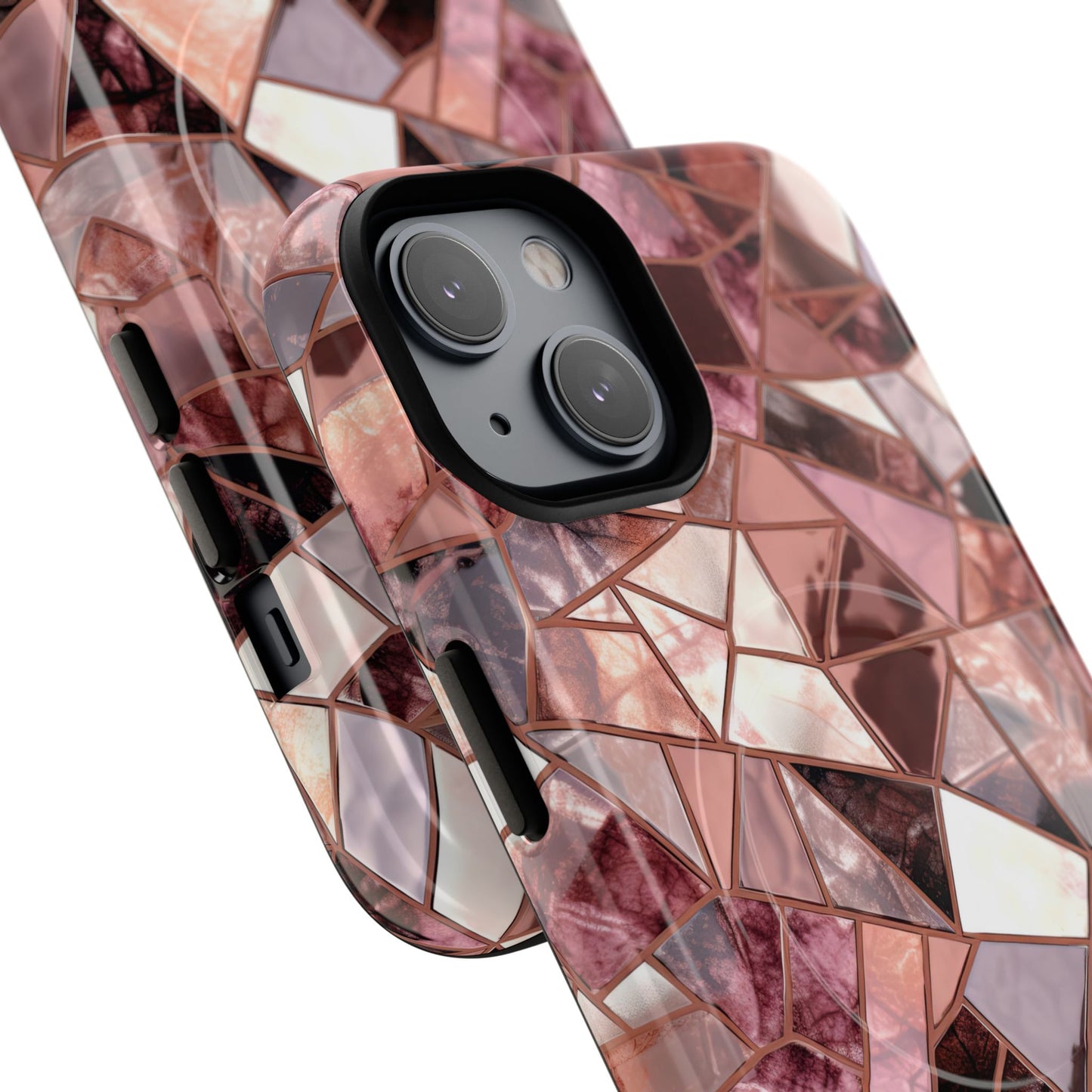 Rose' Runway in Merlot Mosaic - Magsafe Case