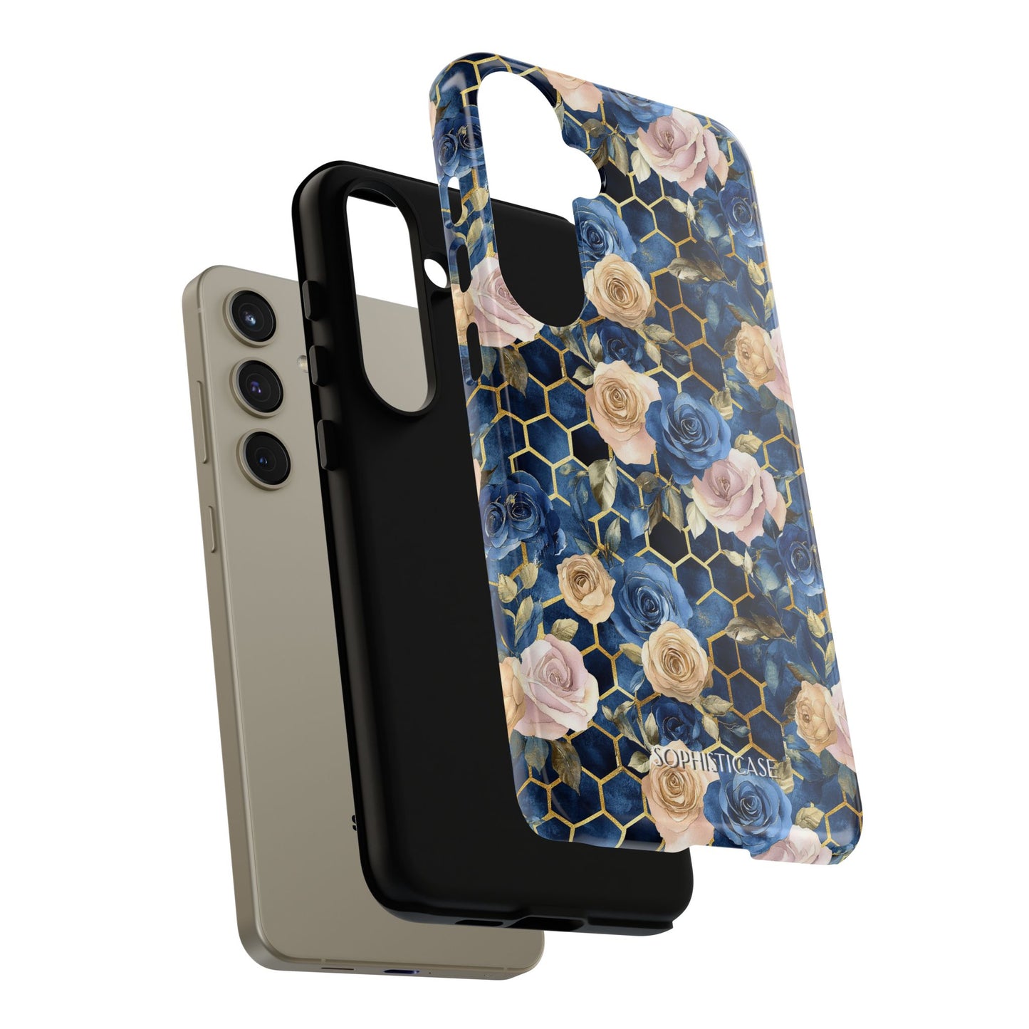 Royal Floral in Midnight Rose - Tough Phone Case