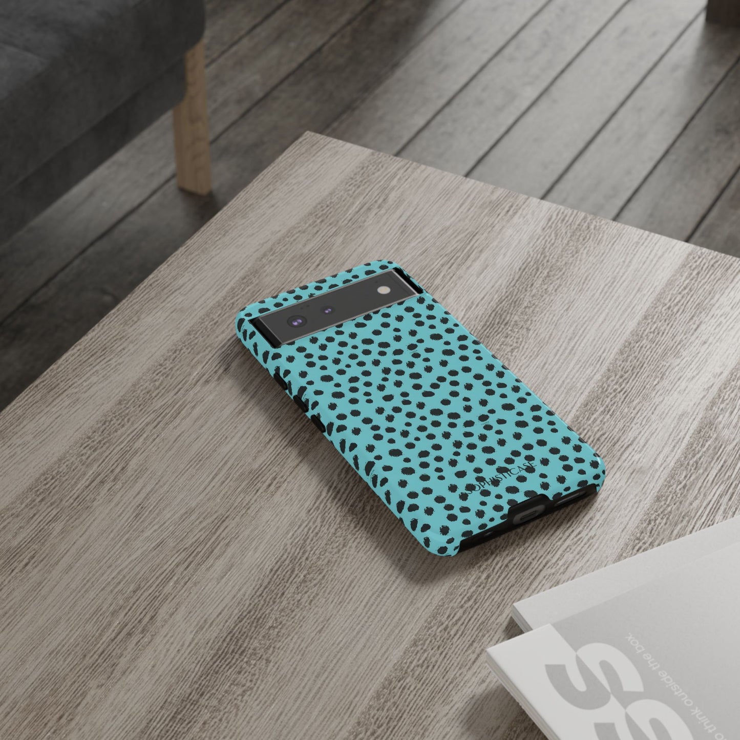 Cheetahs and Liars in Aqua - Tough Phone Case