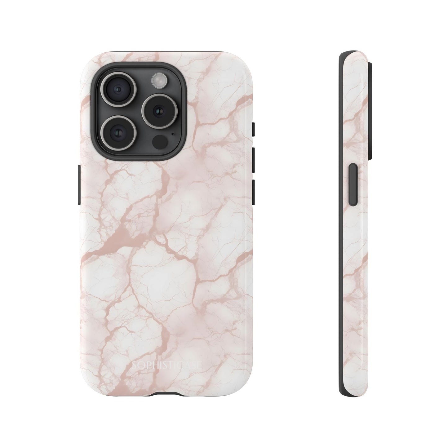Marble Opulence in Neutral Beige - iPhone Case