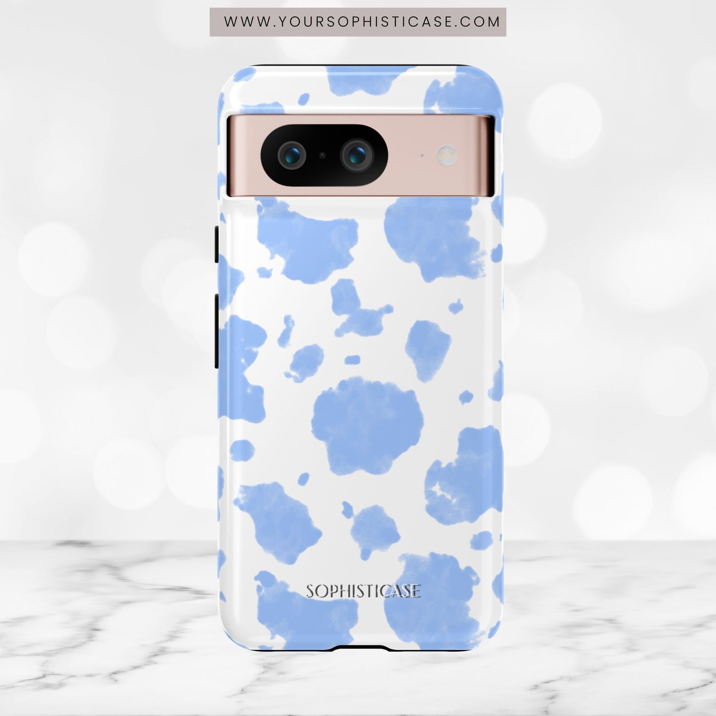 Holy Cow in Blue - Tough Phone Case