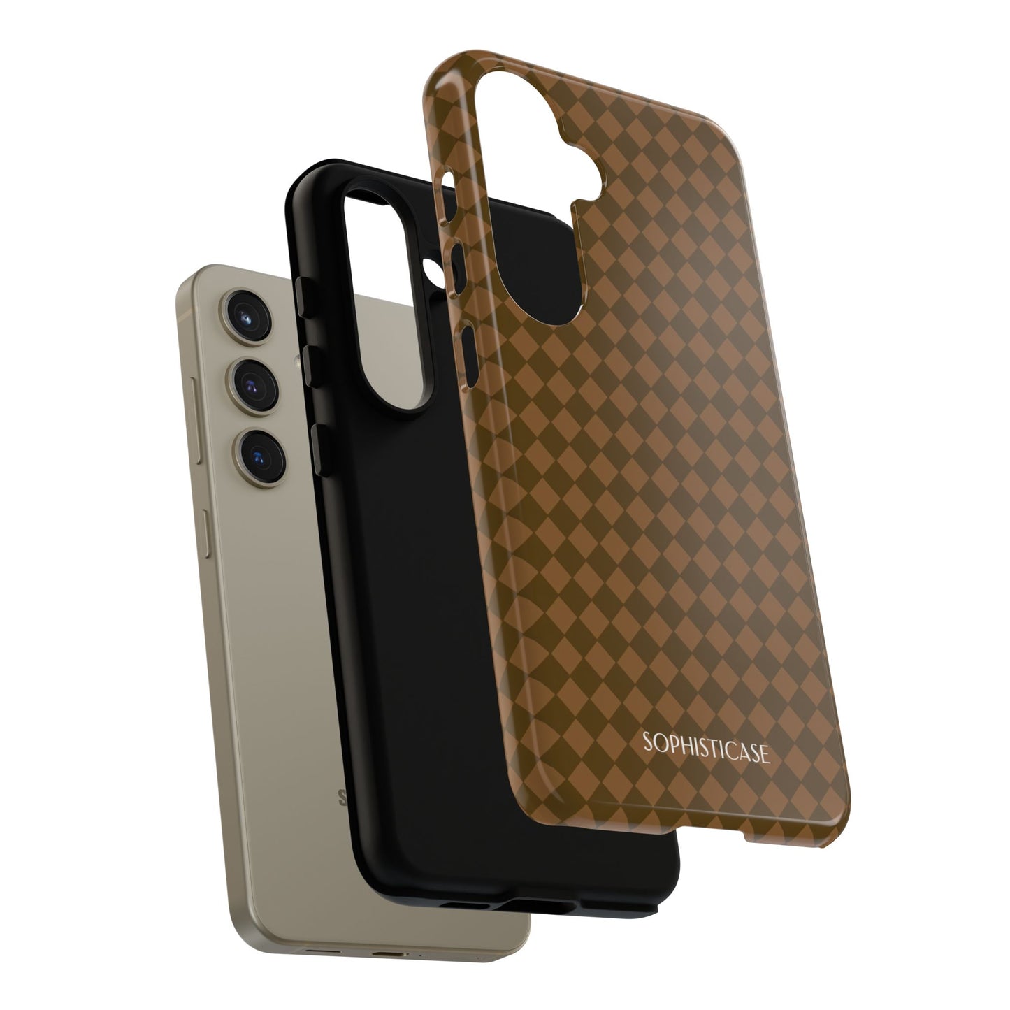 Diamond Diva in Deep Brown - Samsung Galaxy Case