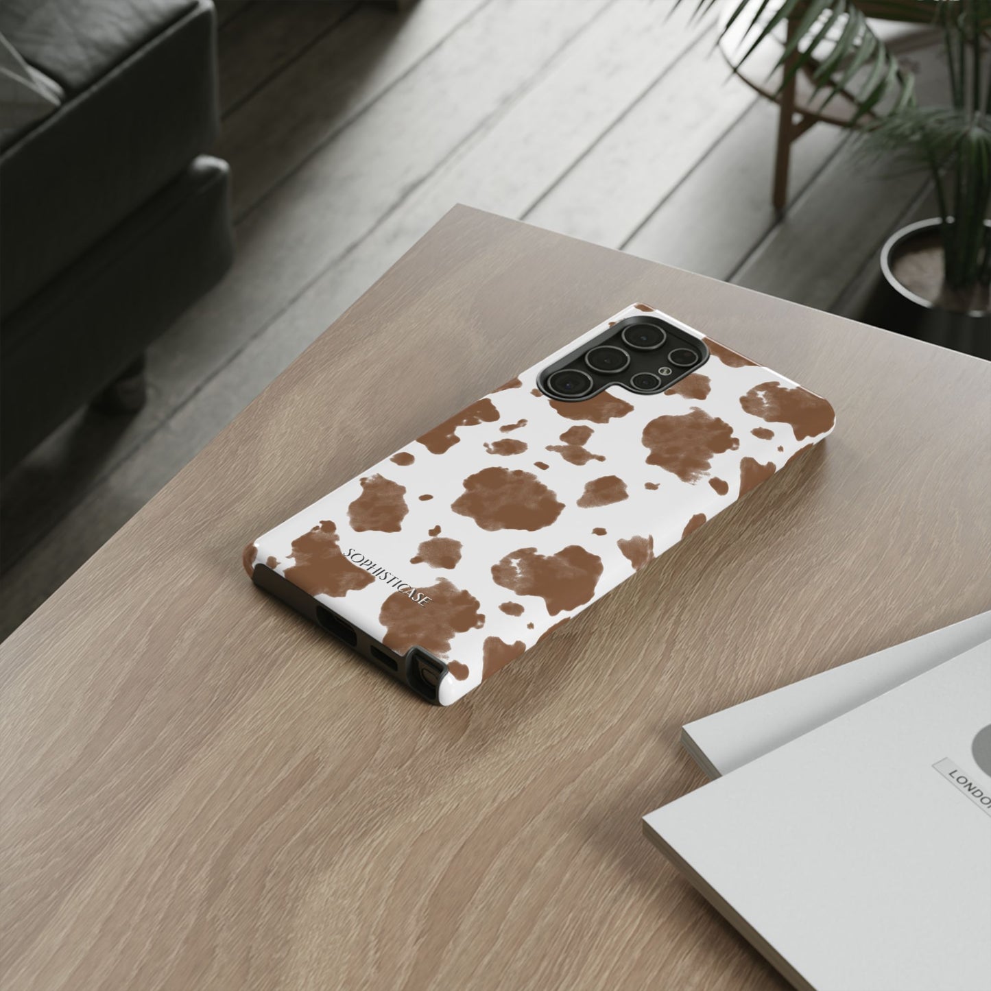 Holy Cow in Brown - Tough Phone Case