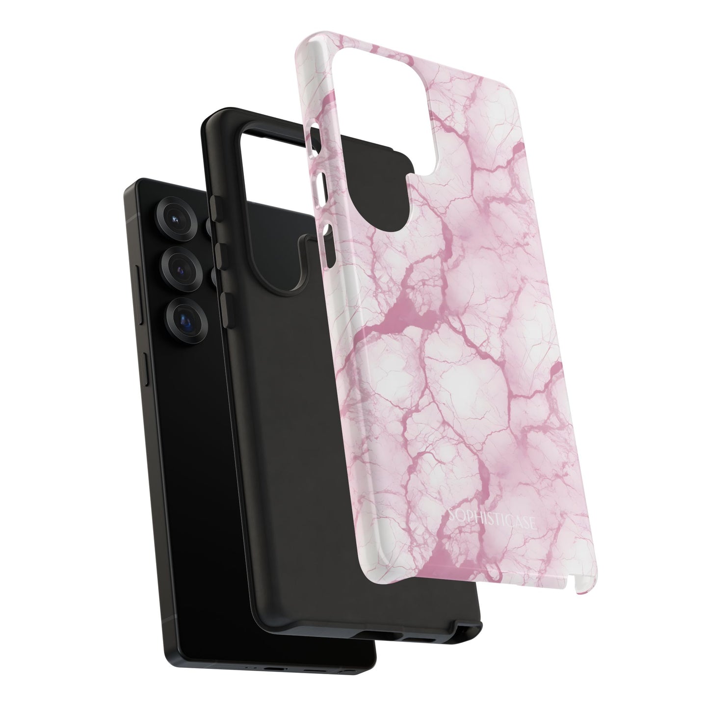 Marble Opulence in Pink - Tough Phone Case