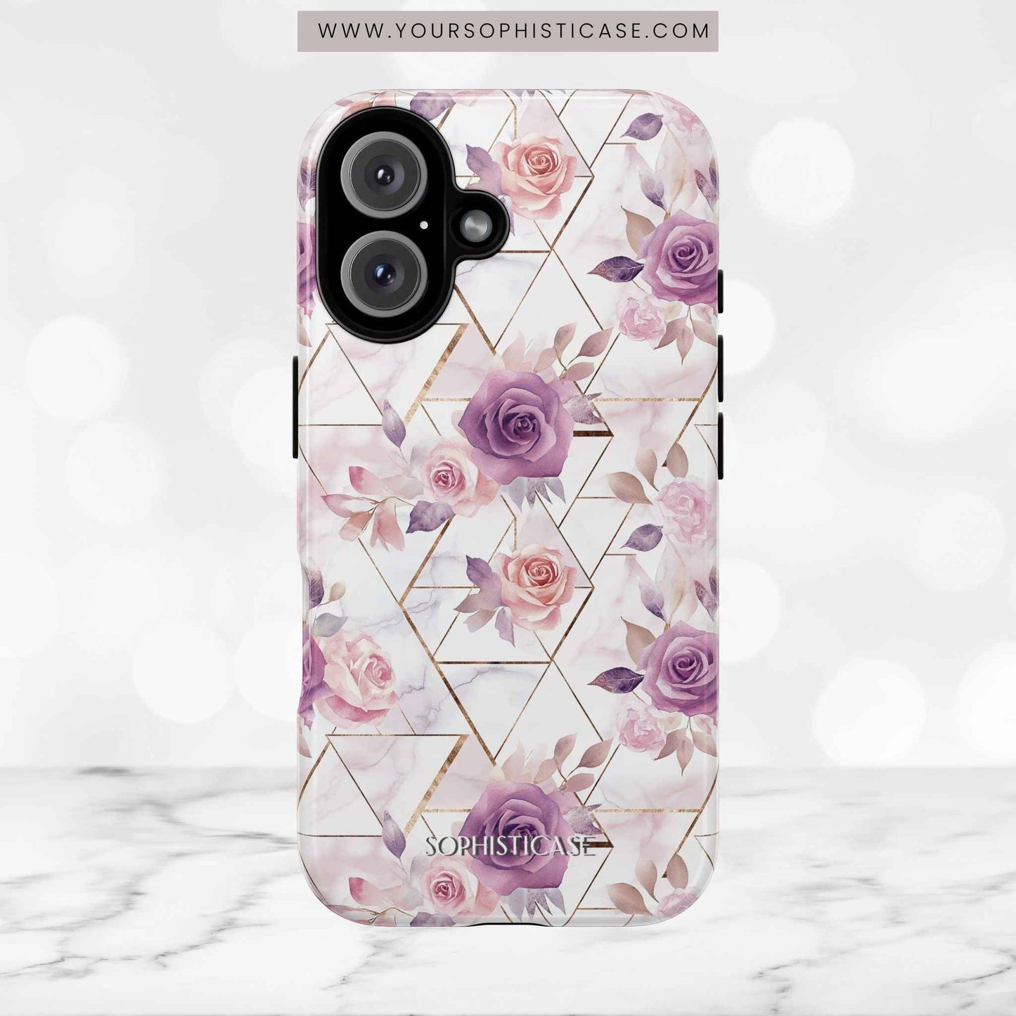 Royal Floral in Rose Royale - Tough Phone Case