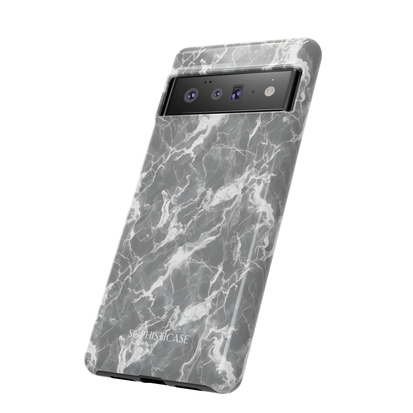 Marble Crush in Charcoal Grey - Tough Phone Case