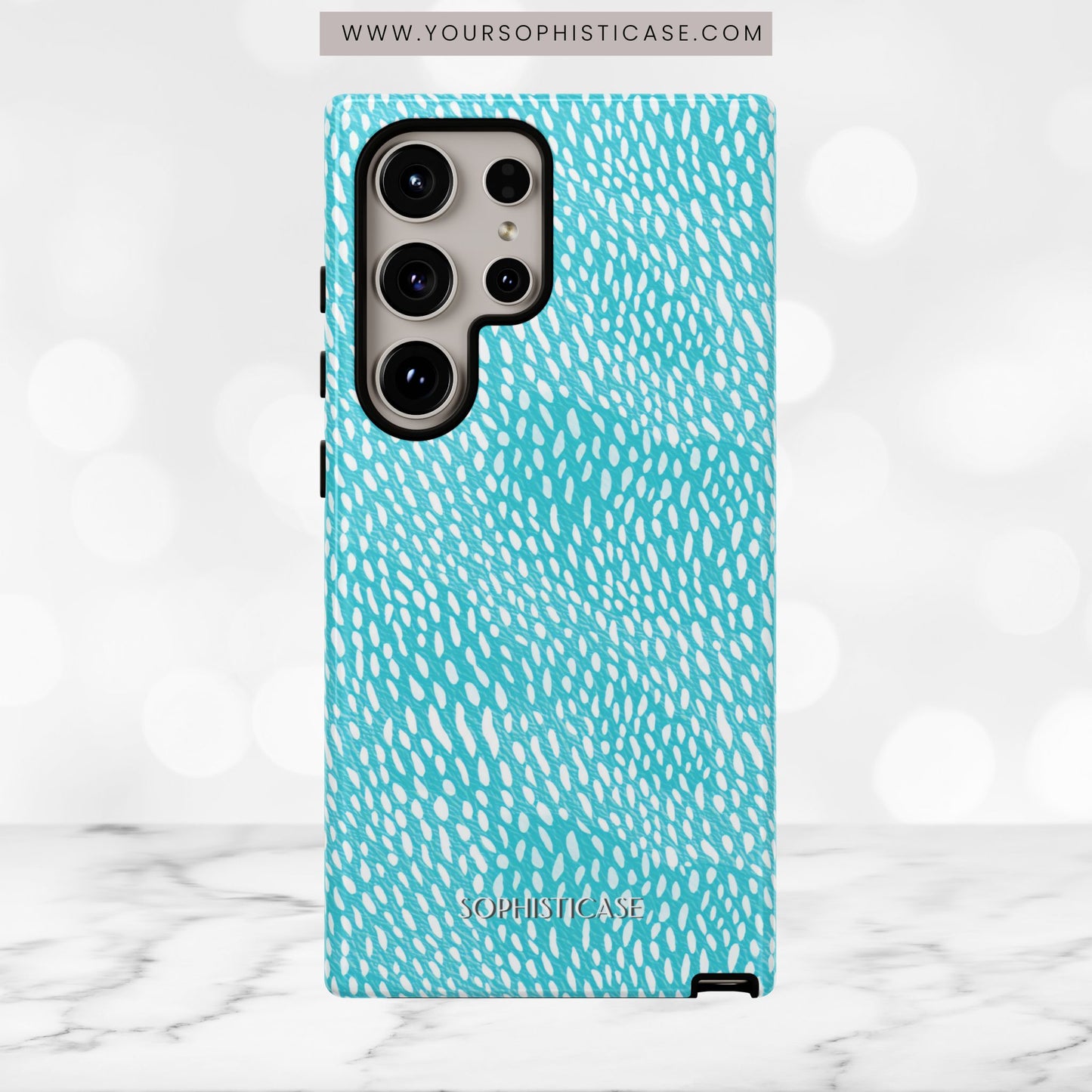 Oh Deer! in Aqua - Tough Phone Case