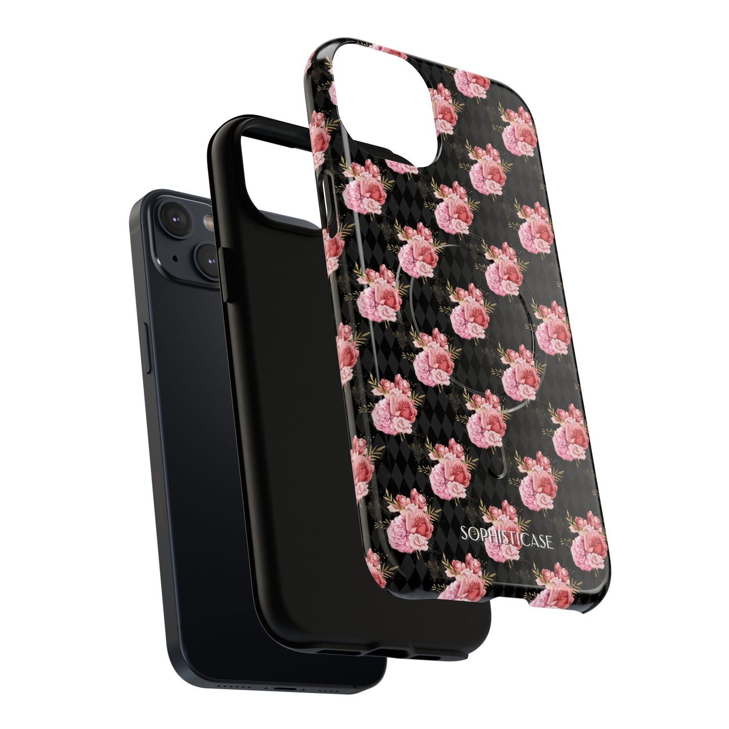 Rose Diamond Romance in Vivienne - Magsafe Phone Case
