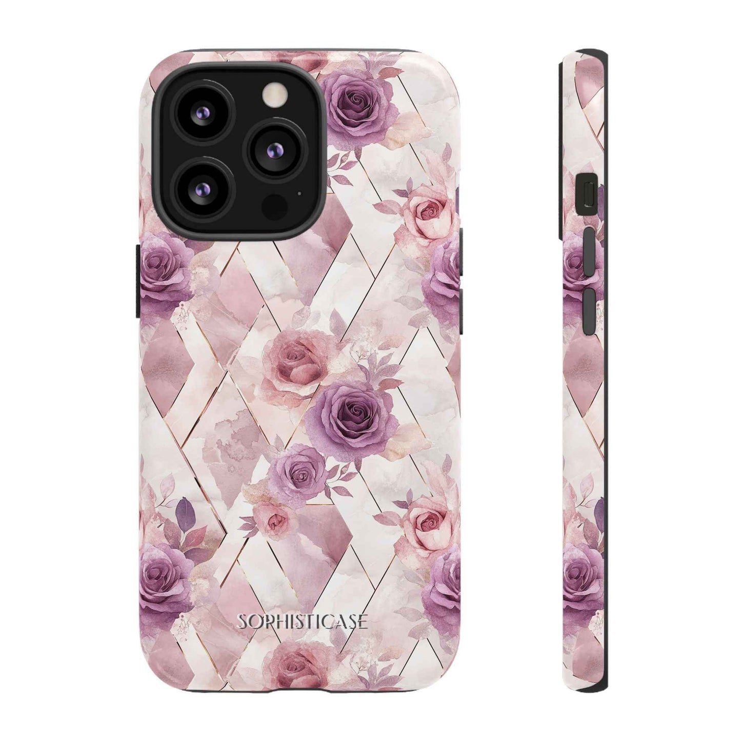 Royal Floral in Mauve Rose - Tough Phone Case