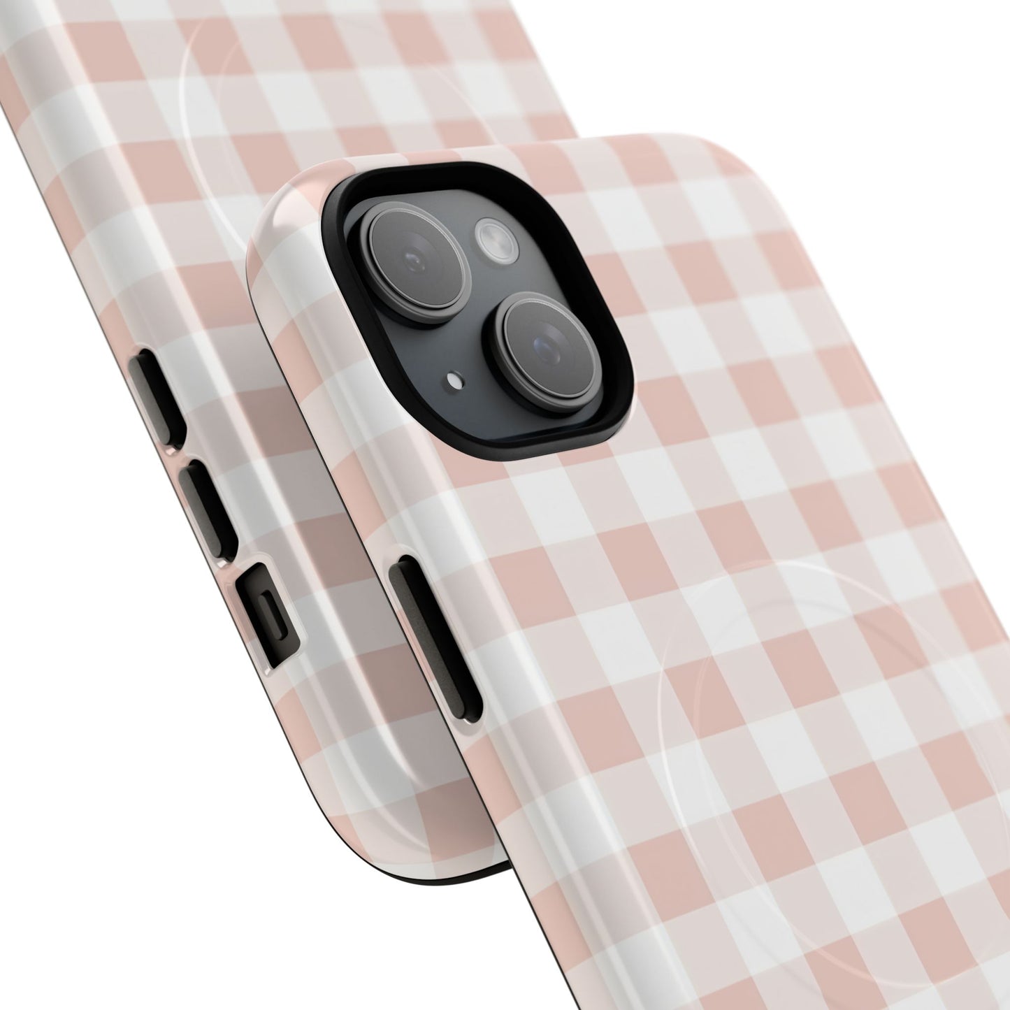 Gingham in Neutral Beige - Magsafe Case