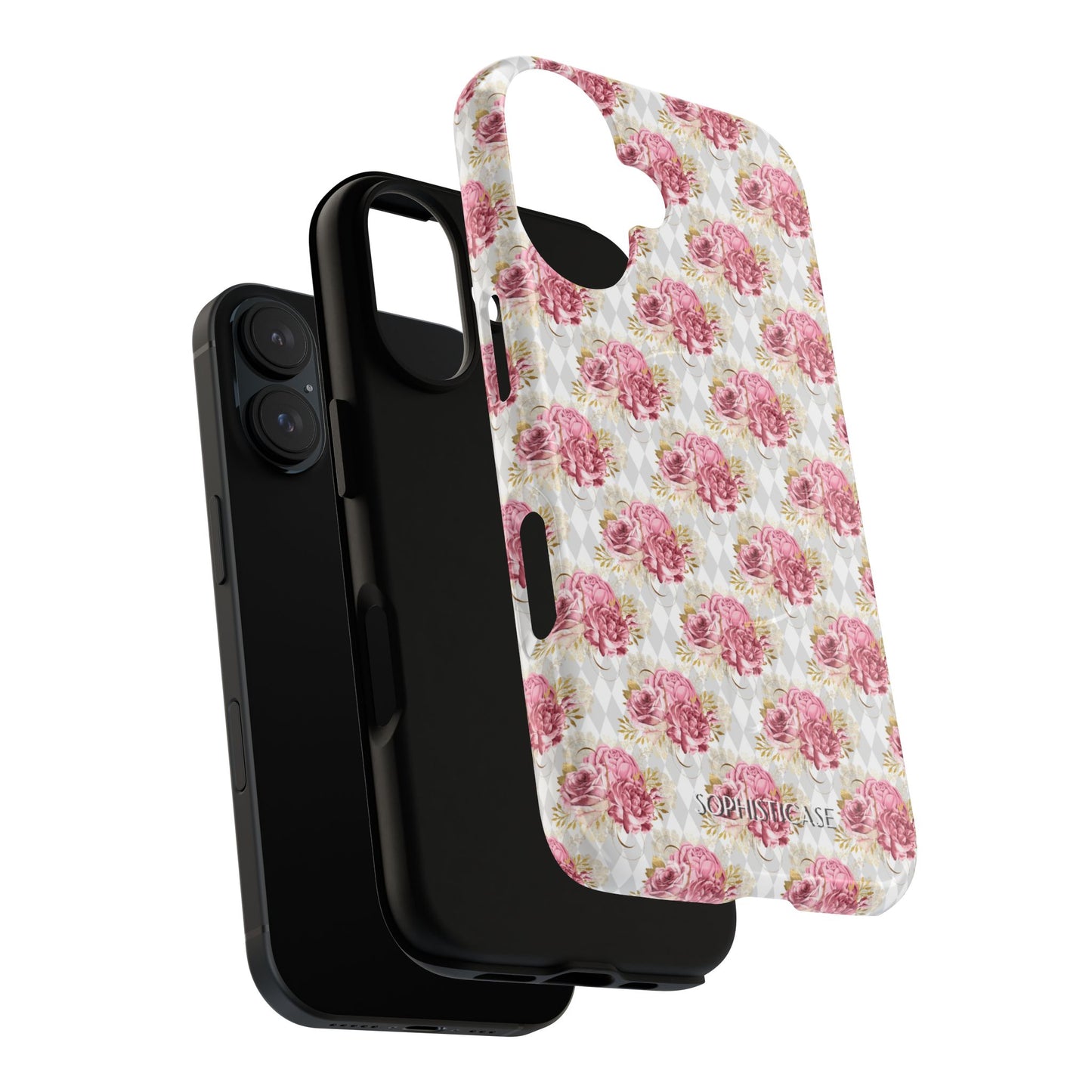 Rose Diamond Romance in Colette - Magsafe Phone Case