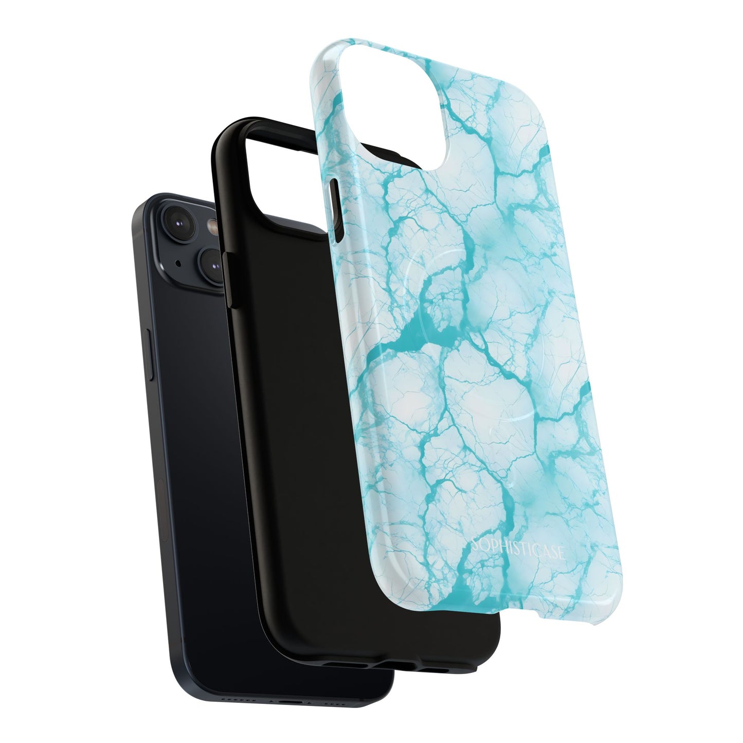 Marble Opulence in Aqua - Magsafe Case