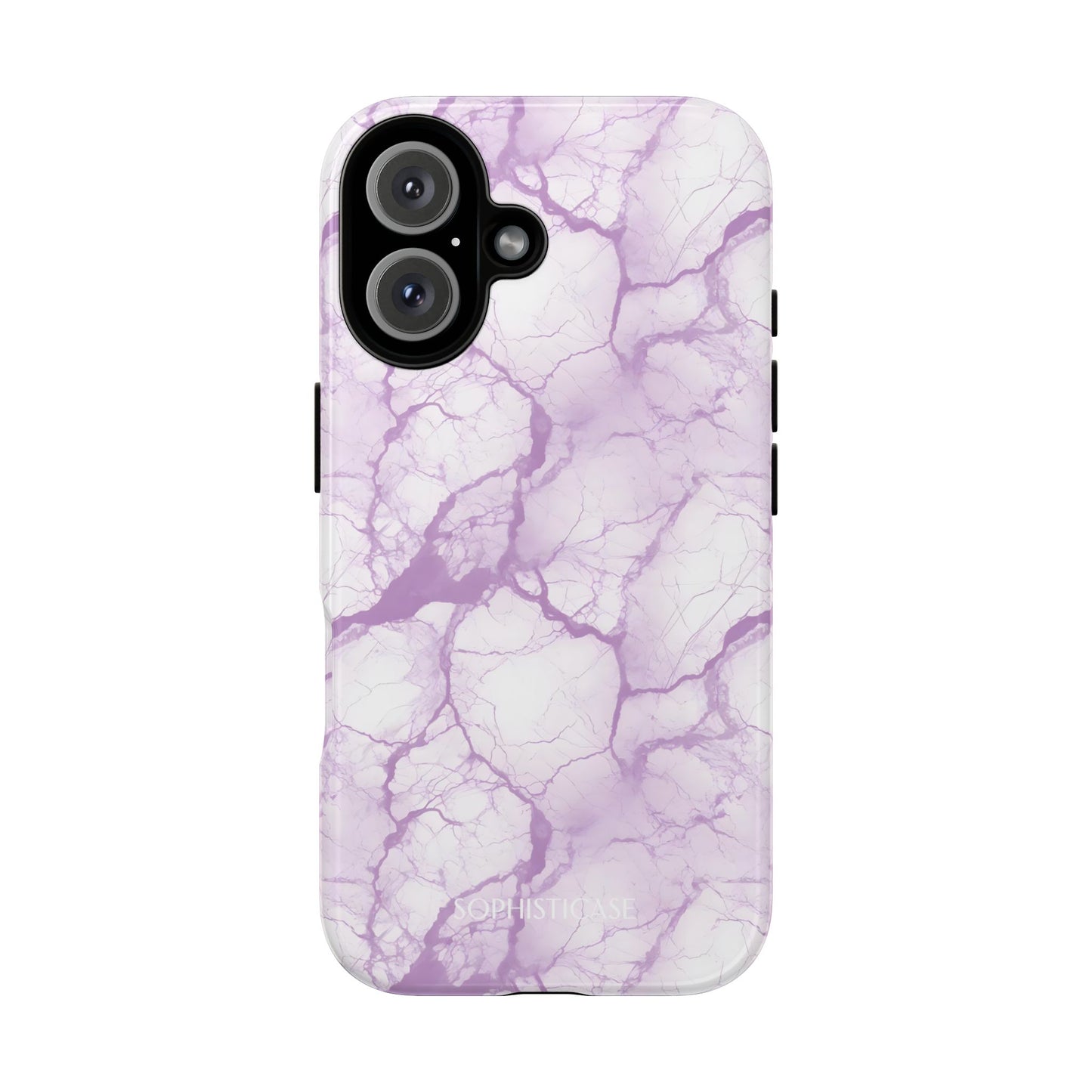 Marble Opulence in Purple - iPhone Case