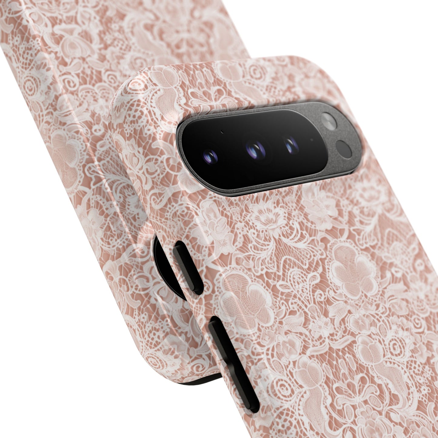 Luxe Lace in Brown - Tough Phone Case