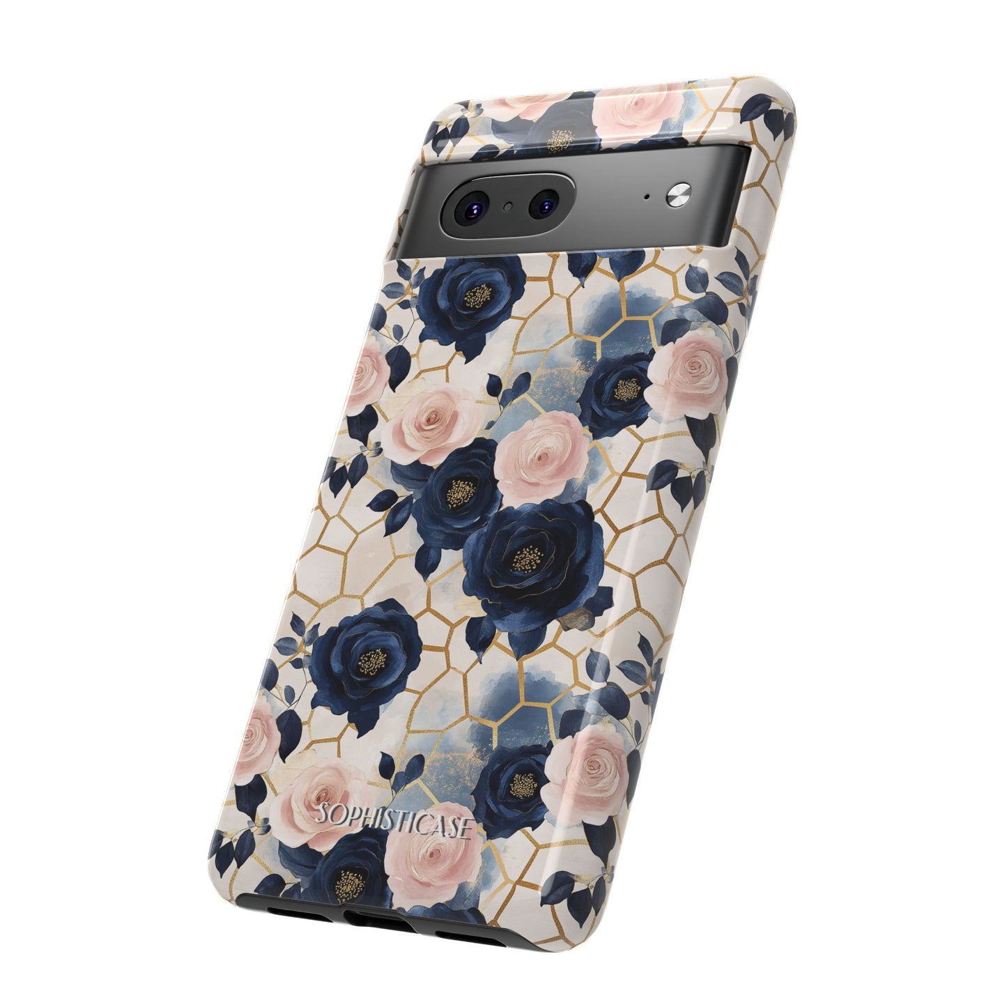 Royal Floral in Navy Hive - Tough Phone Case
