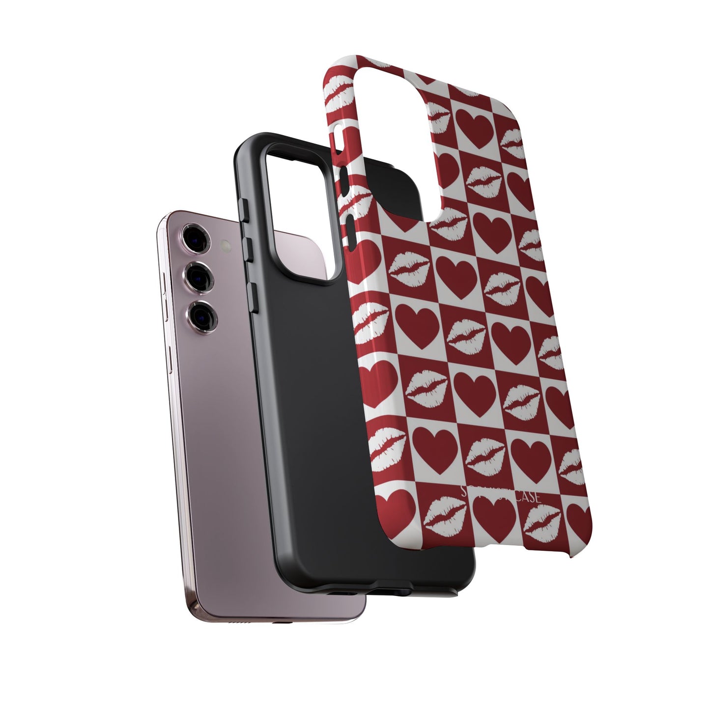 Belle Amie in Red - Samsung Galaxy Case