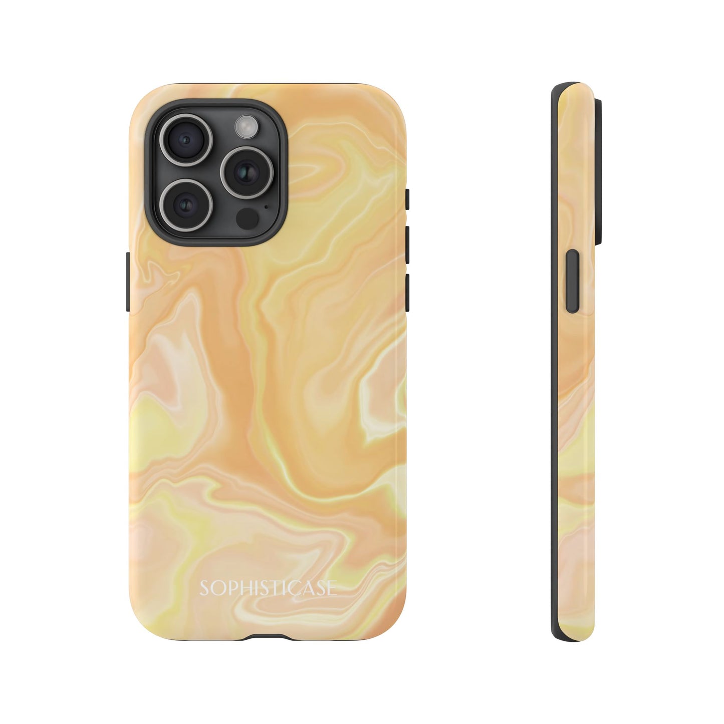 Liquid Magic in Yellow Haze - Protective Phone Case for iPhone