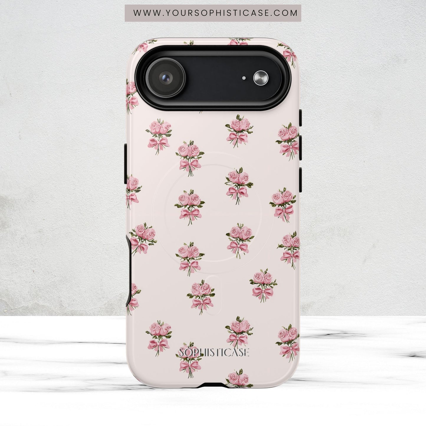 The Sweetest Thing in Coquette Rose Bouquet - Magsafe Case