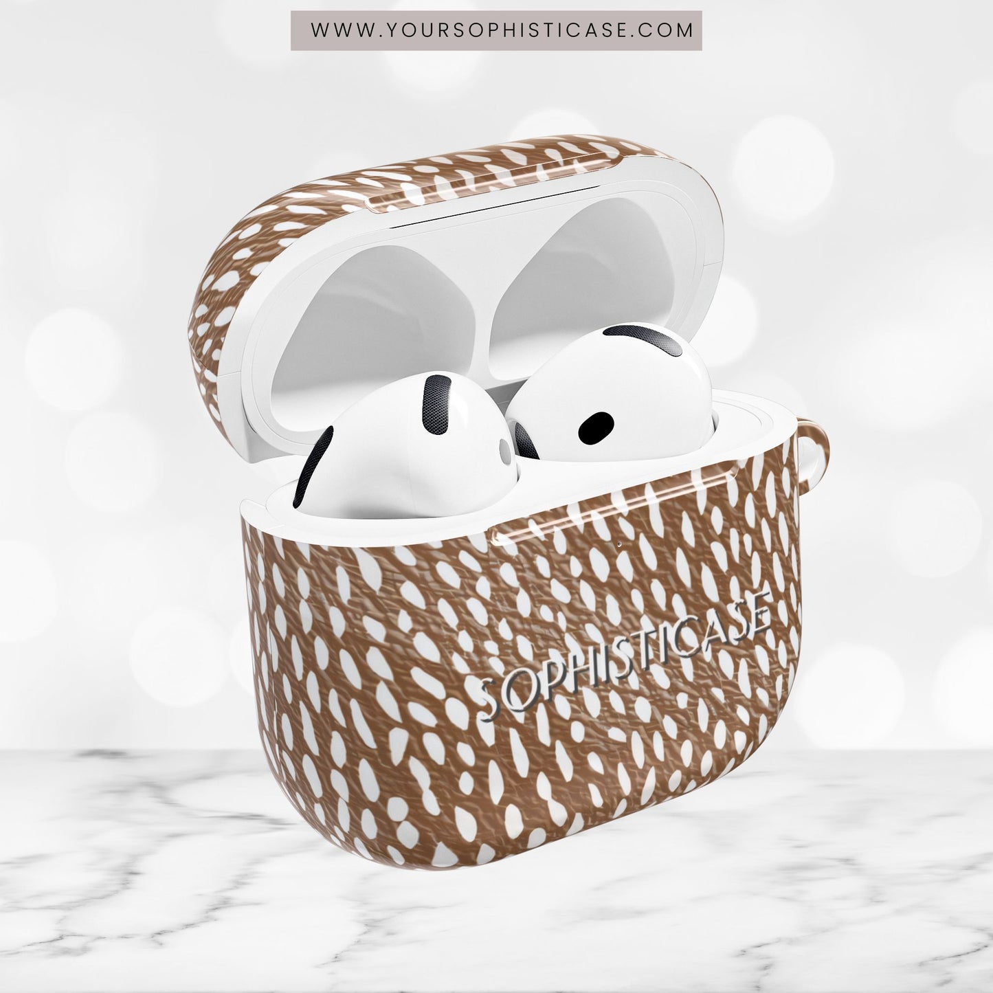 AirPod Cases - Oh Deer! in Brown