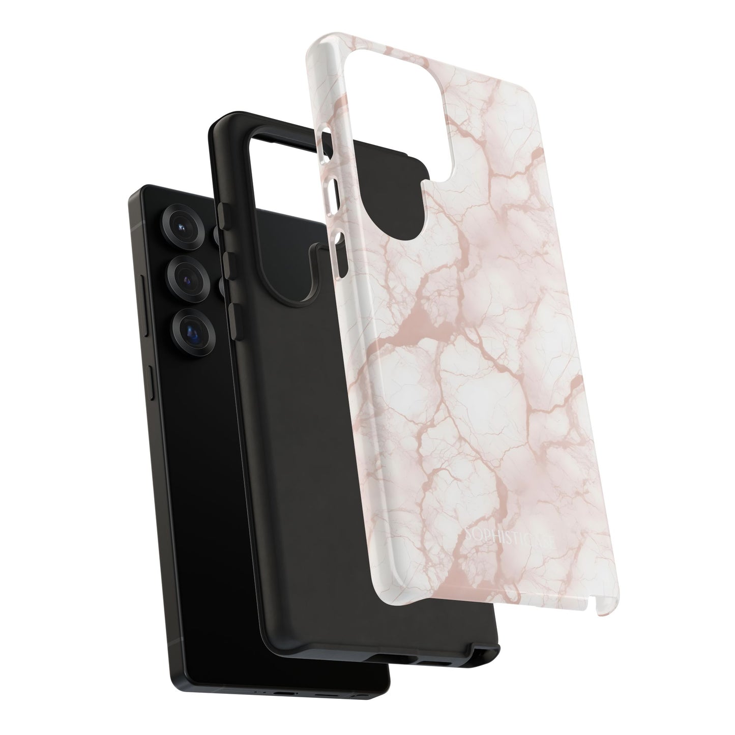 Marble Opulence in Neutral Beige - Tough Phone Case