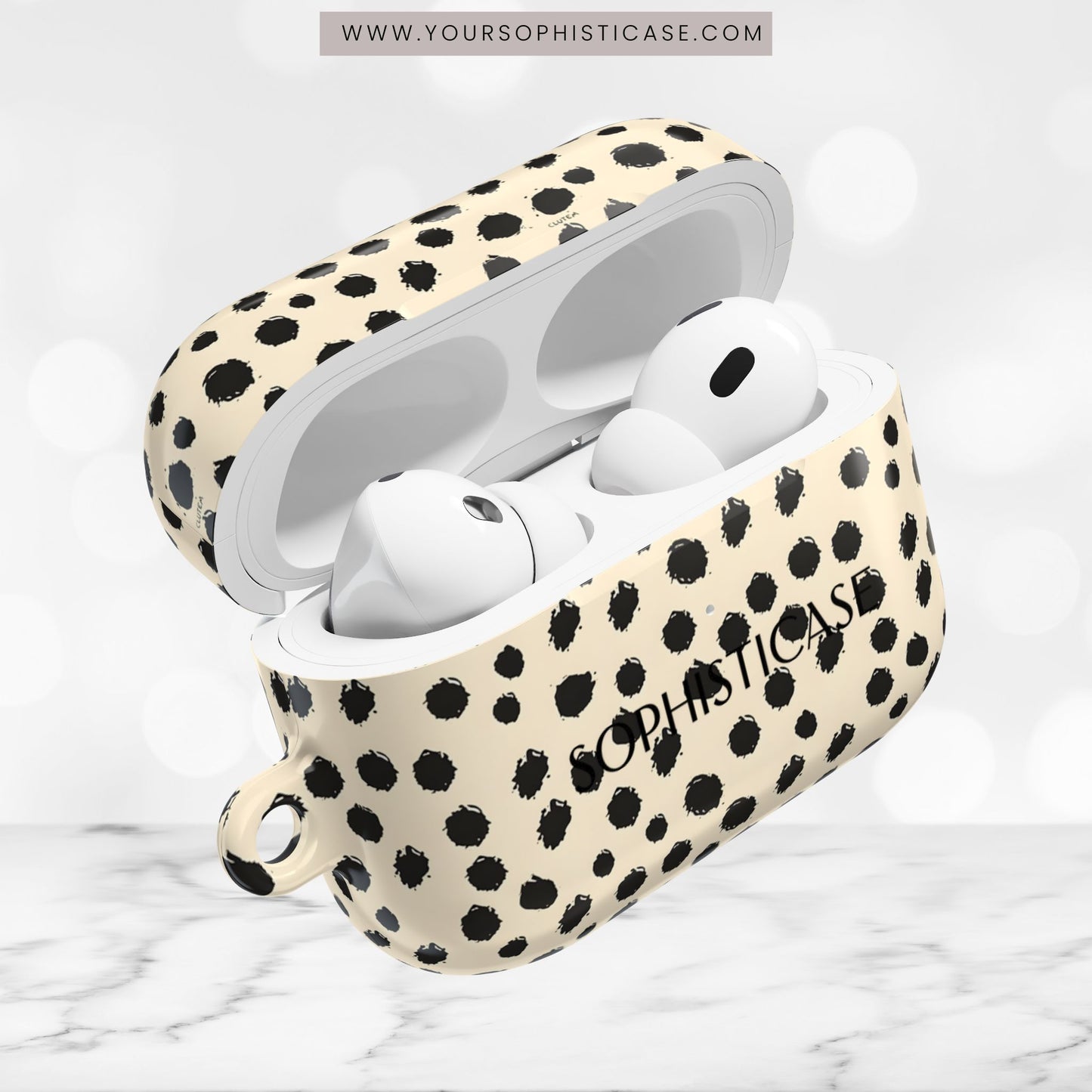 AirPod Cases - Cheetahs and Liars in Beige