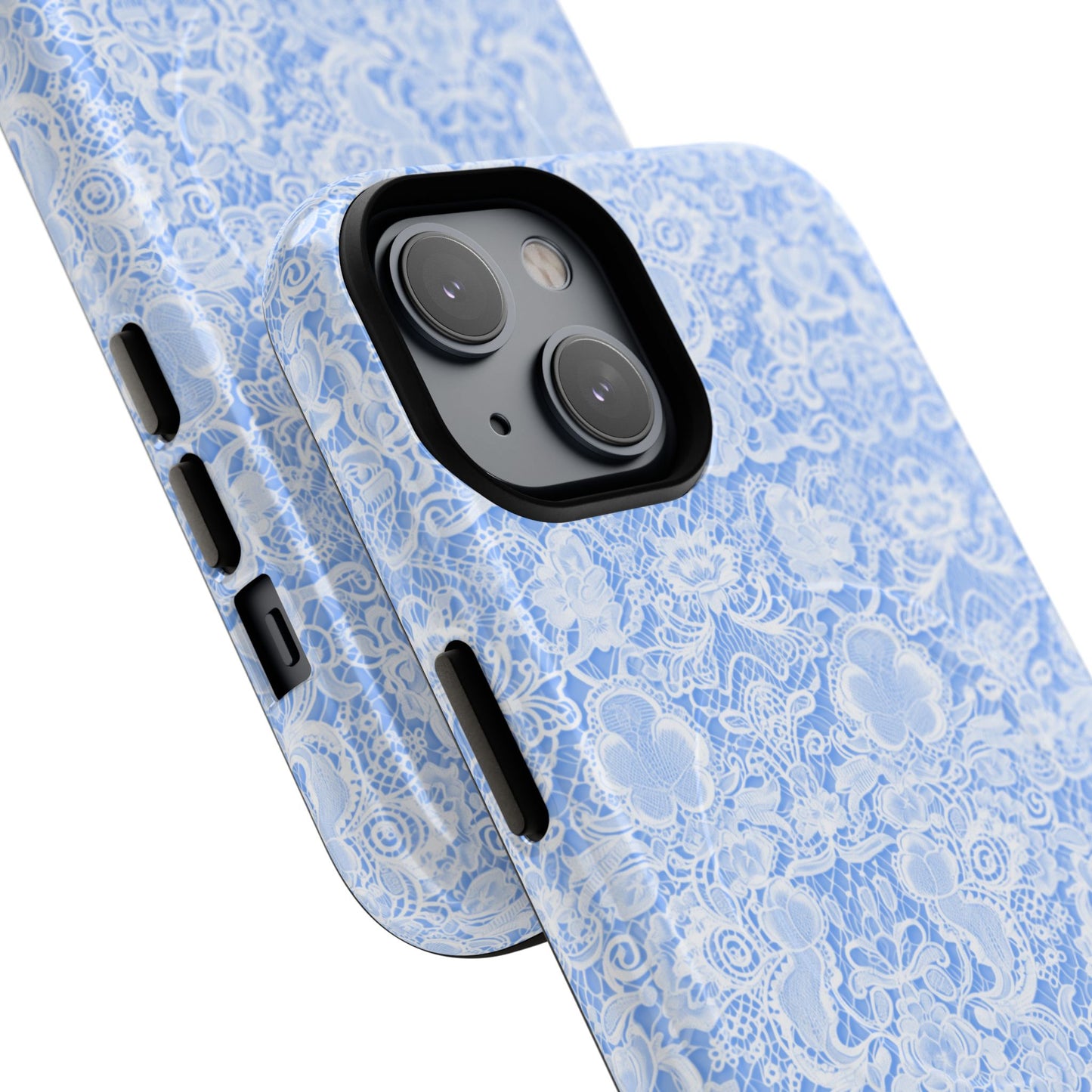 Luxe Lace in Blue - Magsafe Case