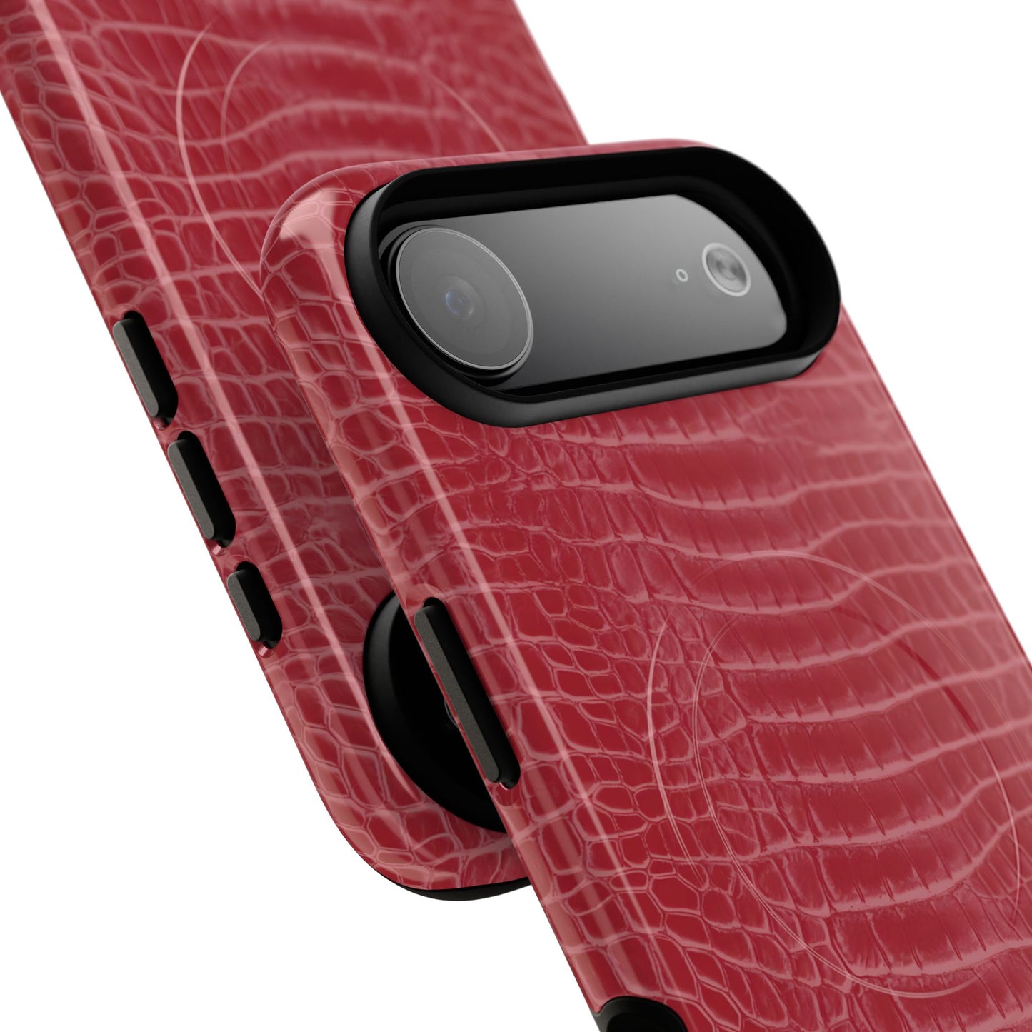 Luxe Leather in Cherry Red - Magsafe Case