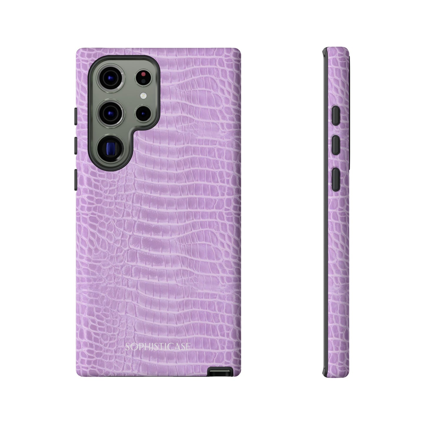 Luxe Leather in Purple - Tough Phone Case