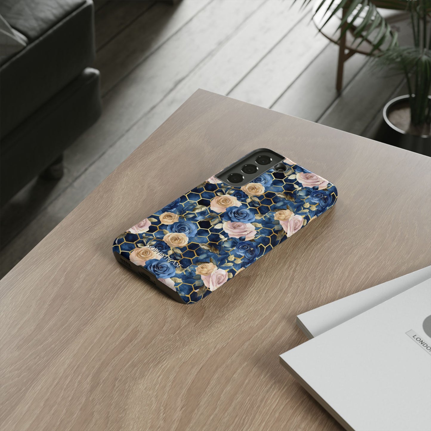 Royal Floral in Midnight Rose - Tough Phone Case