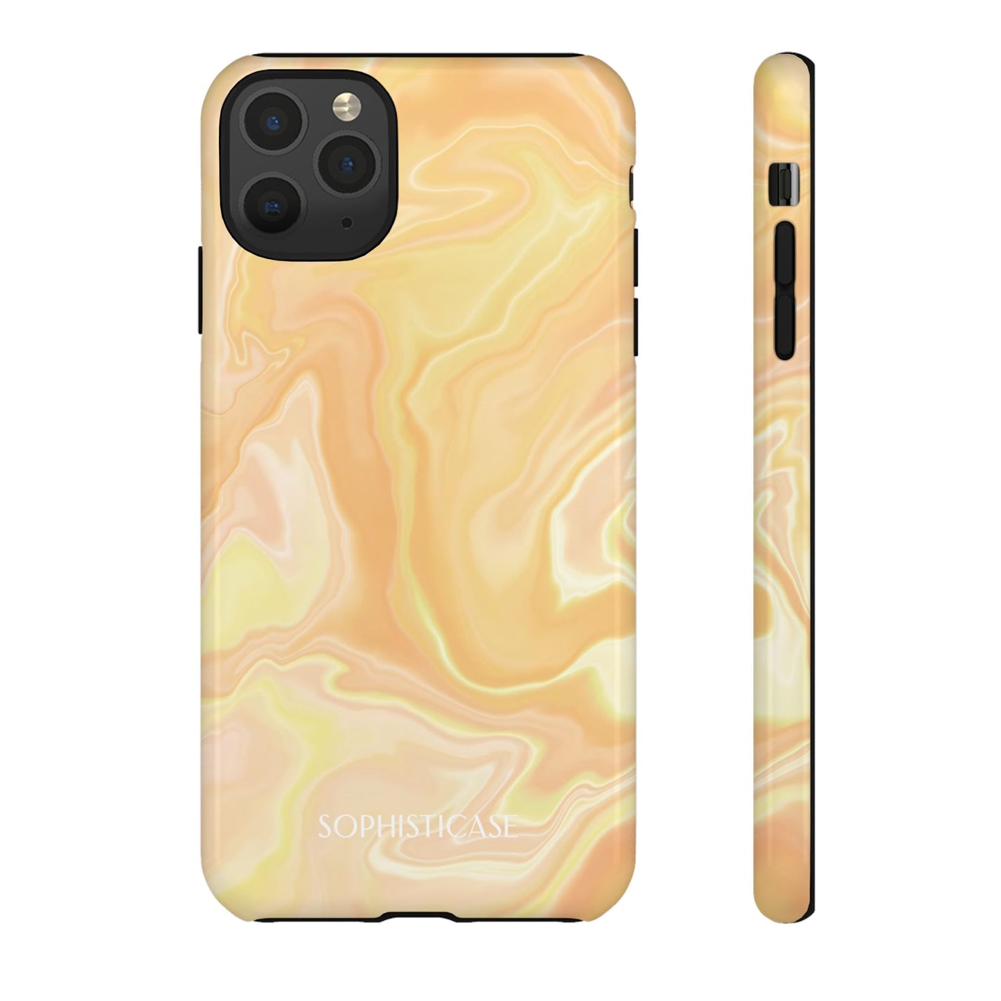 Liquid Magic in Yellow Haze - Protective Phone Case for iPhone