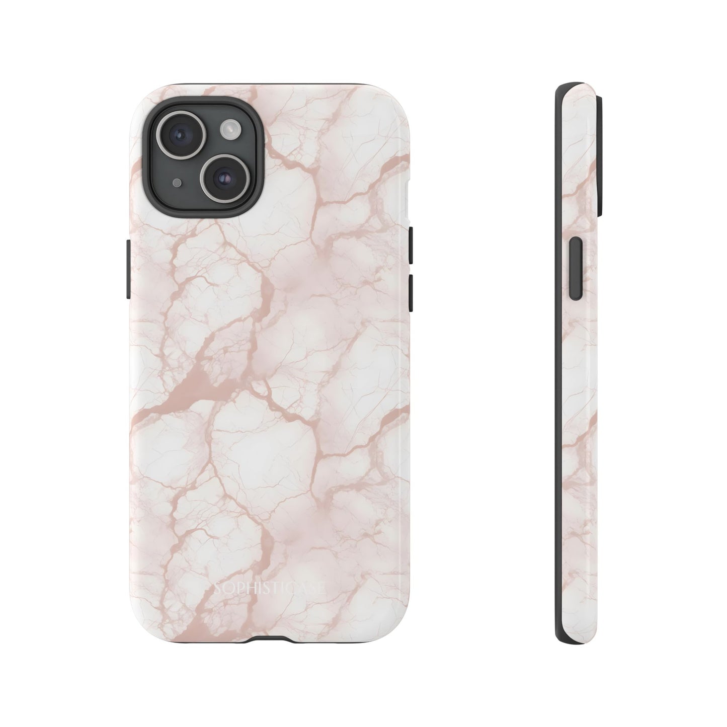 Marble Opulence in Neutral Beige - iPhone Case