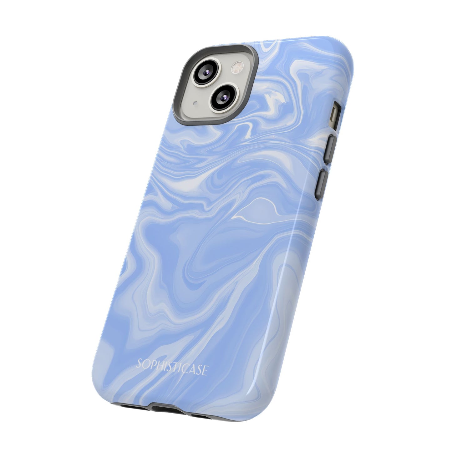 Liquid Dreams in Smoke Blue - iPhone Case