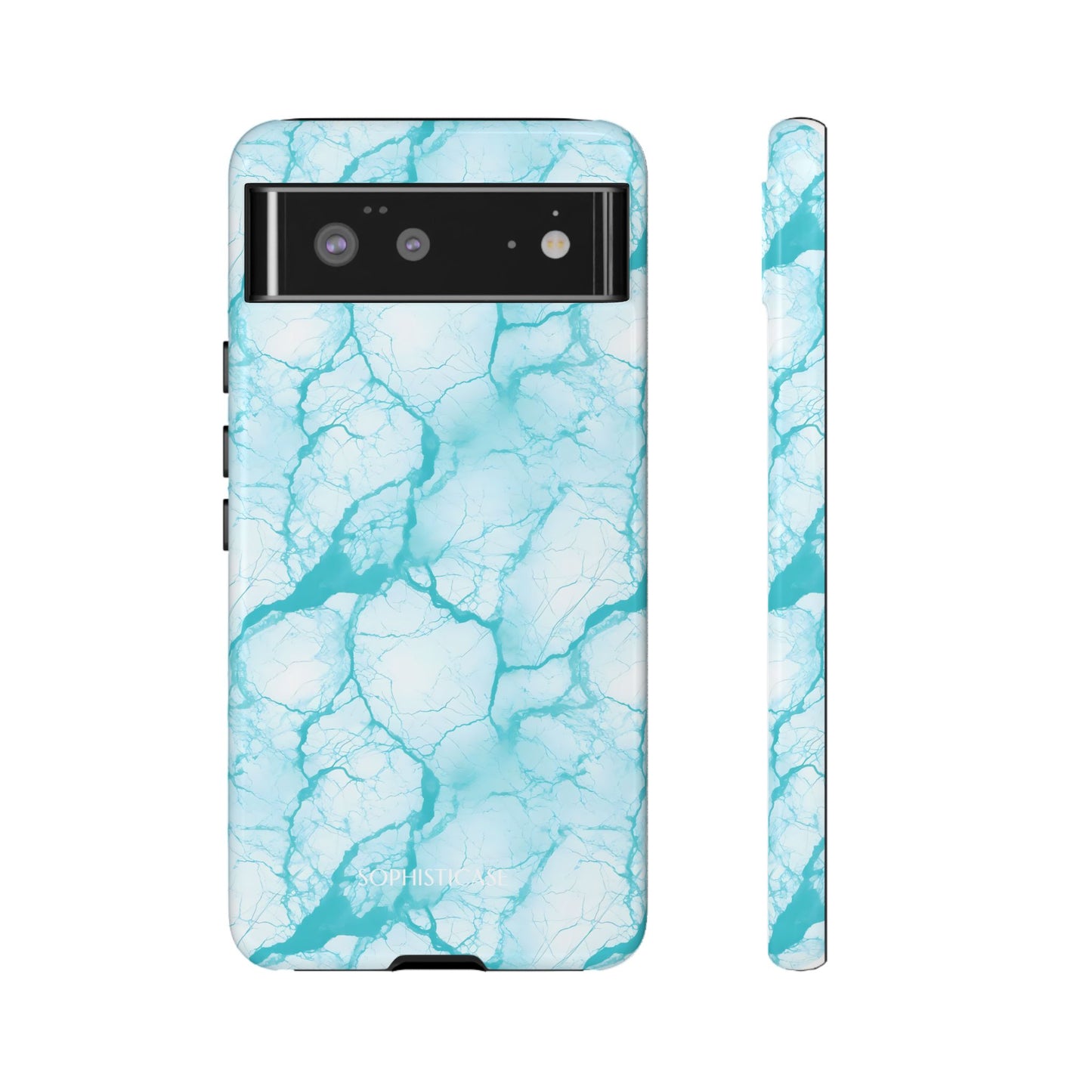 Marble Opulence in Aqua - Google Pixel Case