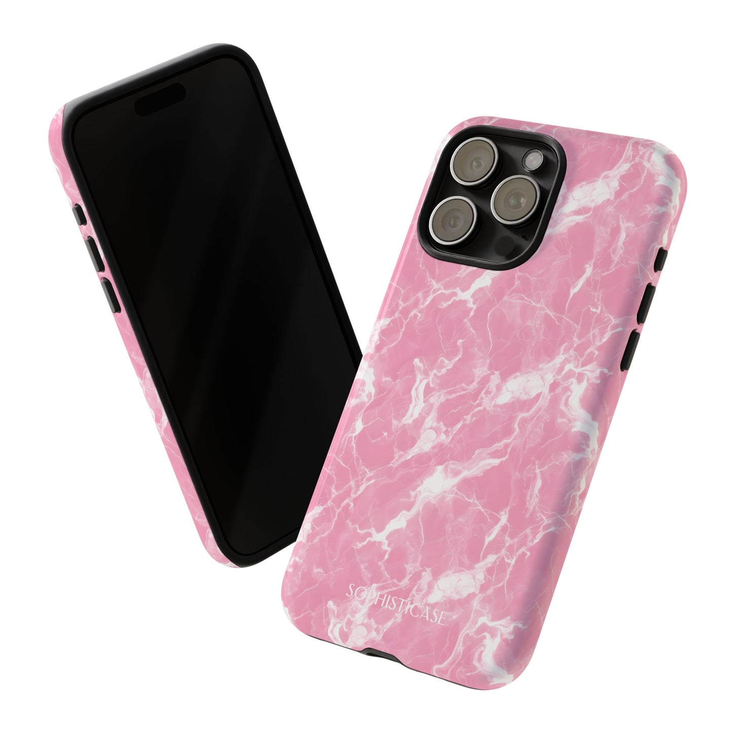 Marble Crush in Pink - iPhone Case