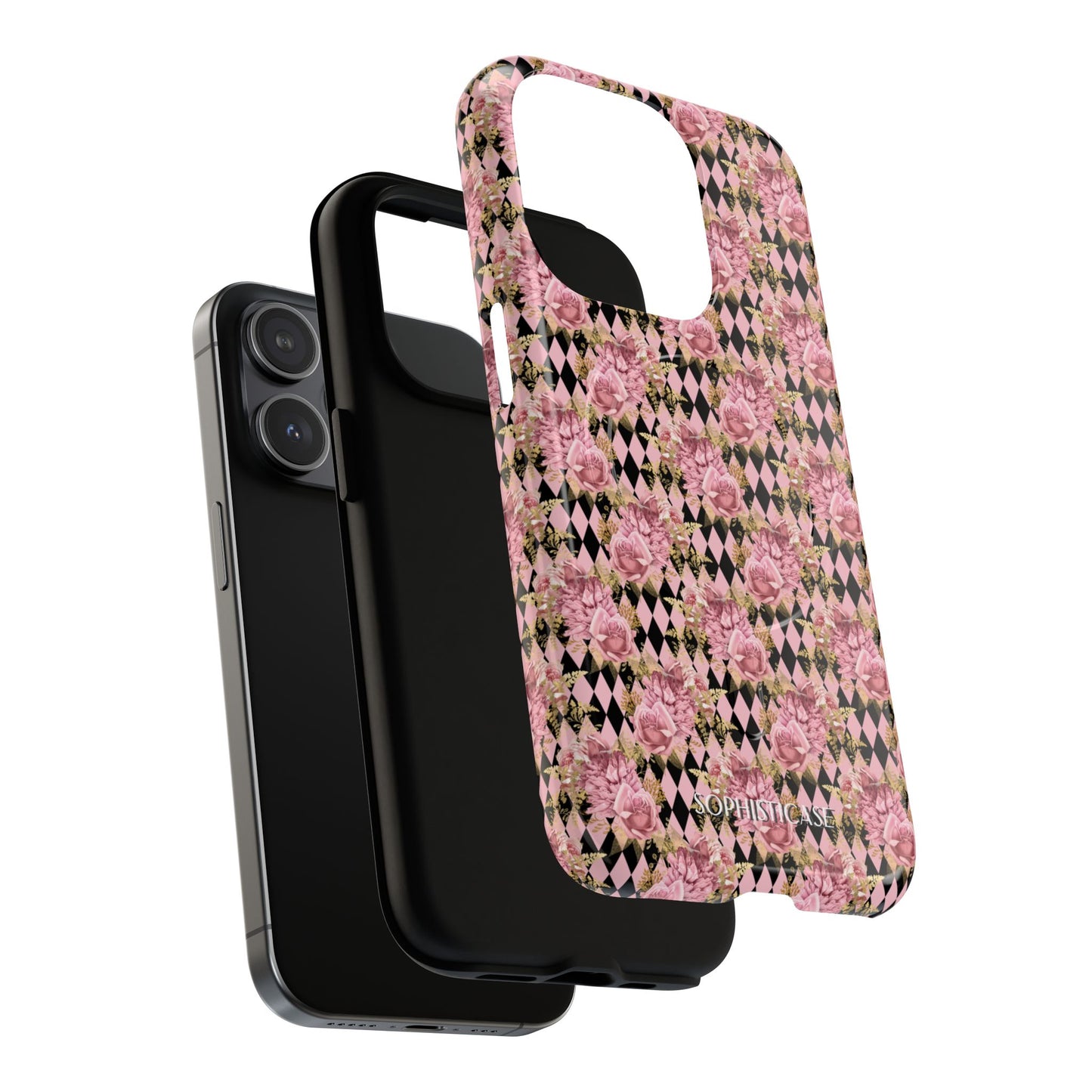 Rose Diamond Romance in Valentina - Magsafe Phone Case
