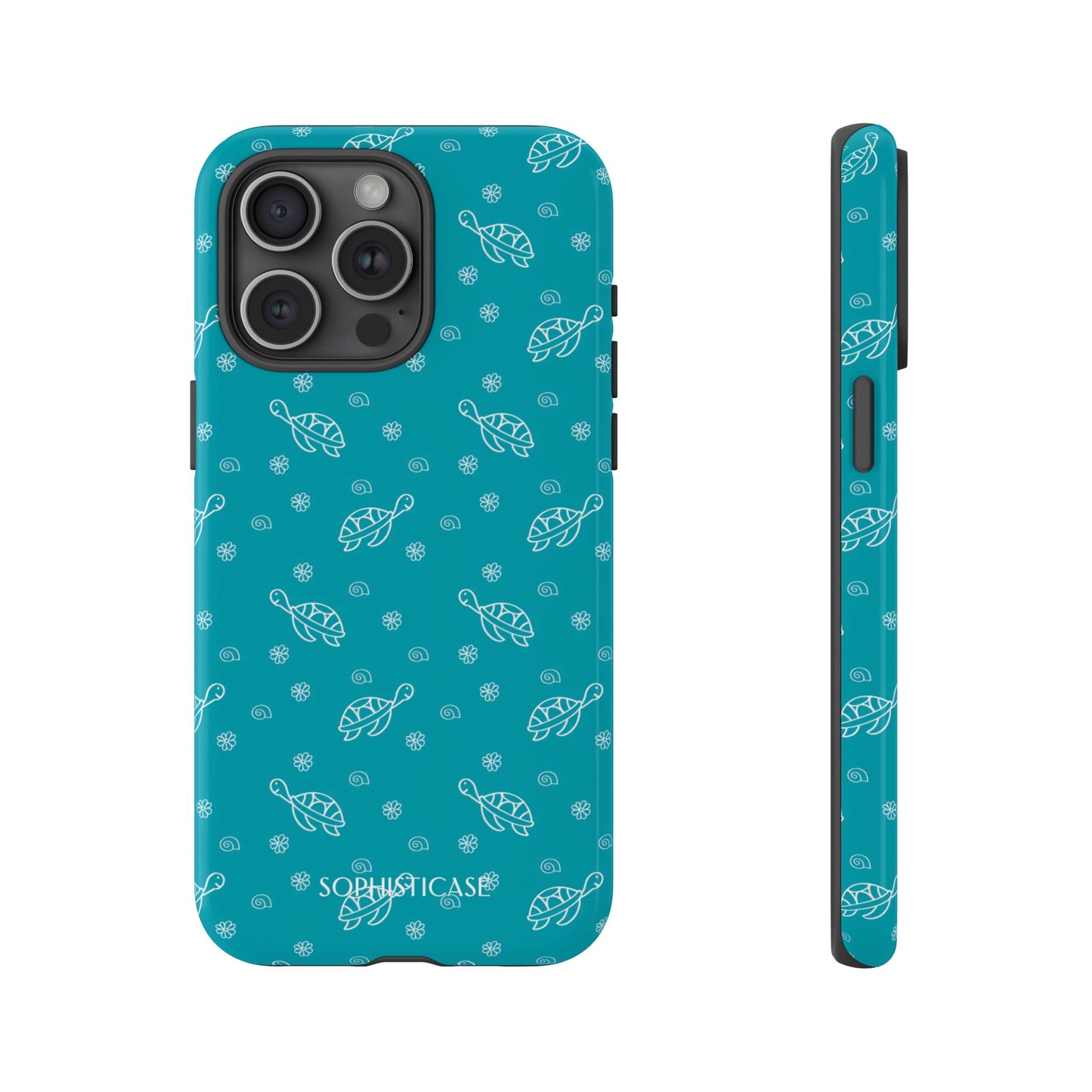 Turtle Island in Aqua - iPhone Magsafe Case