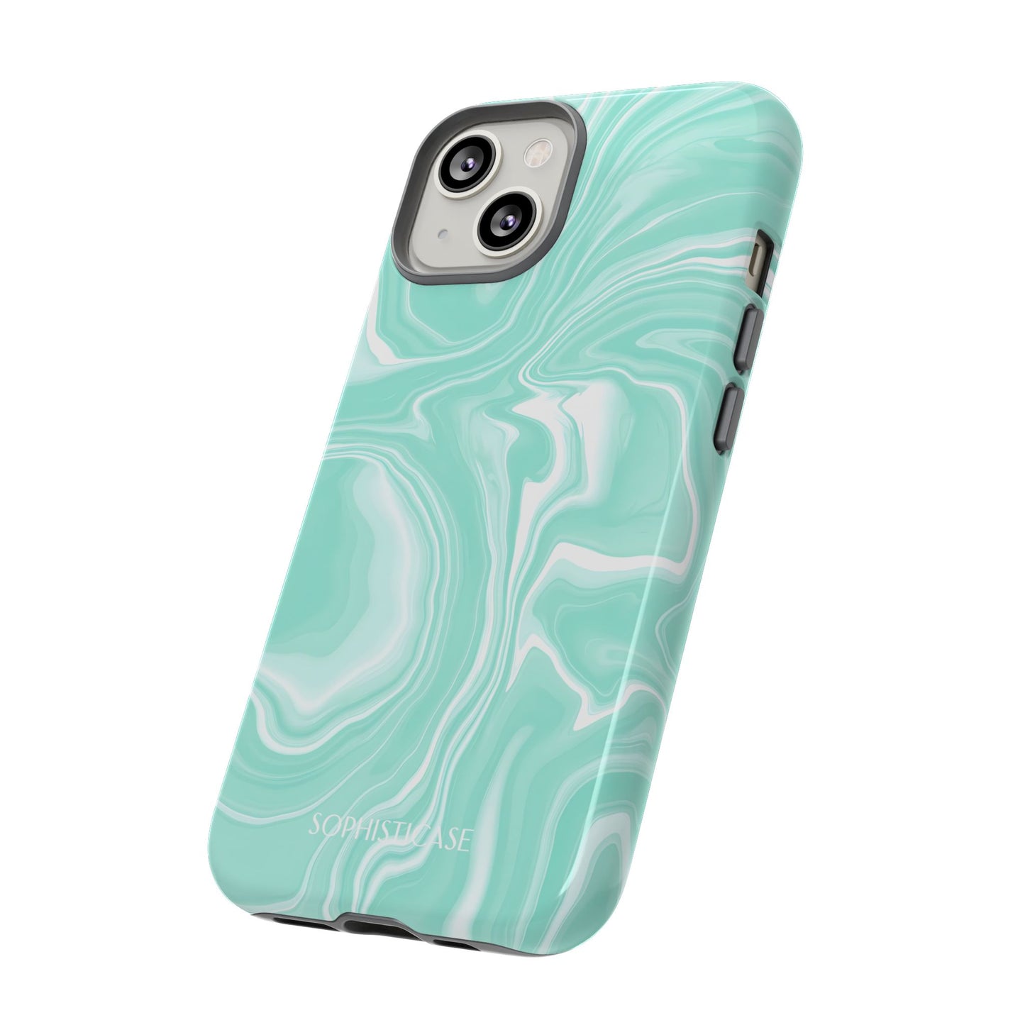 Liquid Dreams in Green - iPhone Case