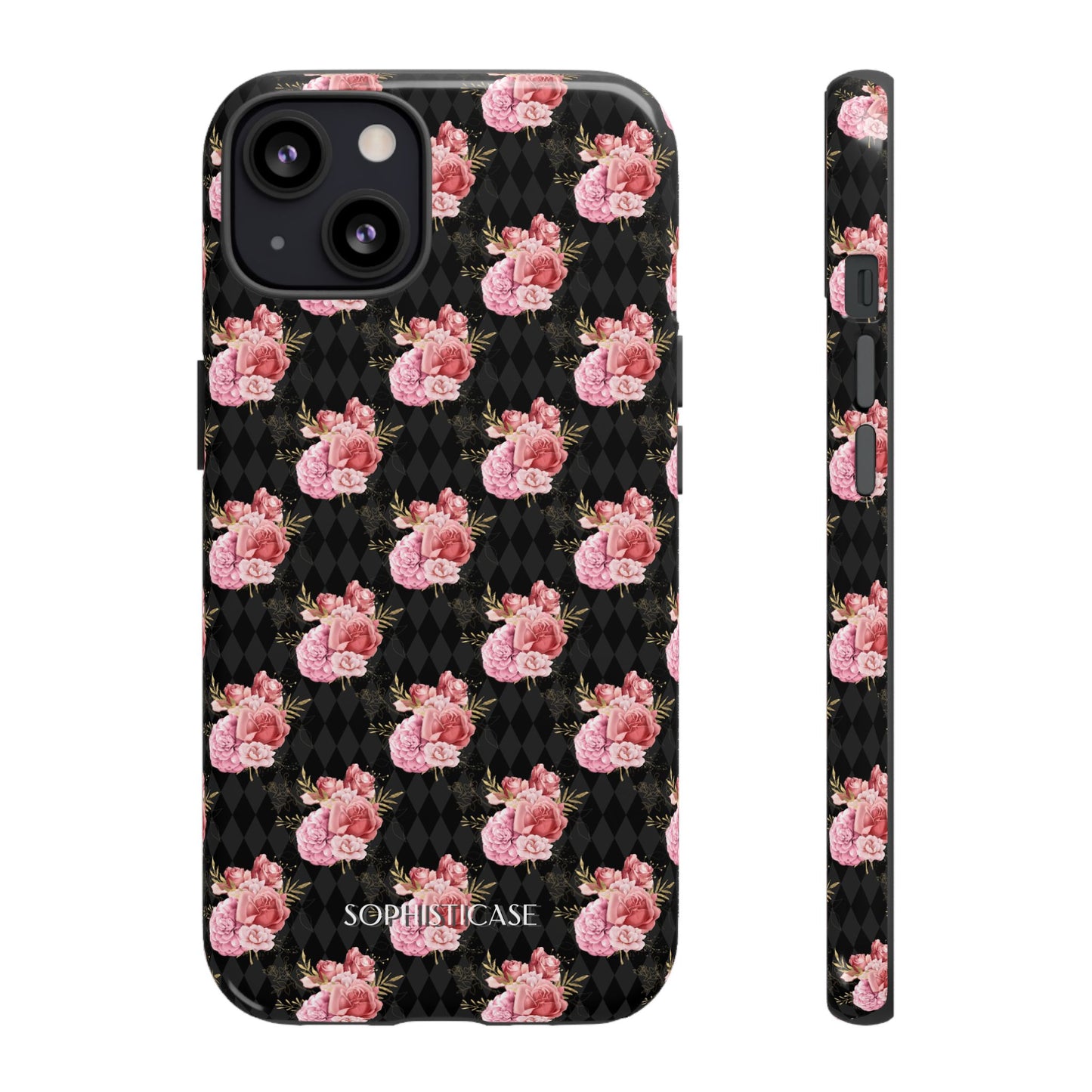 Rose Diamond Romance in Vivienne - iPhone Case