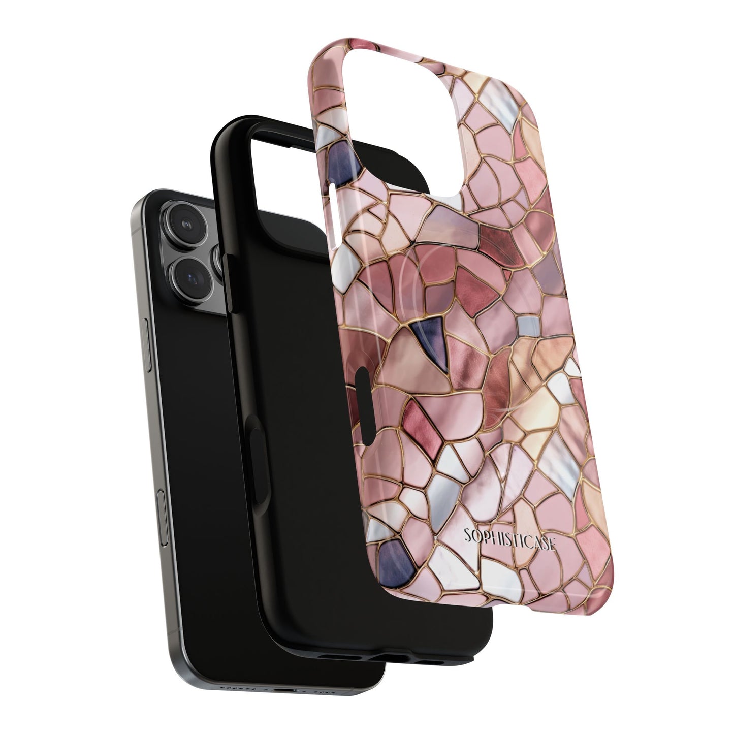 Rose' Runway in Pink Mosaic - Magsafe Case
