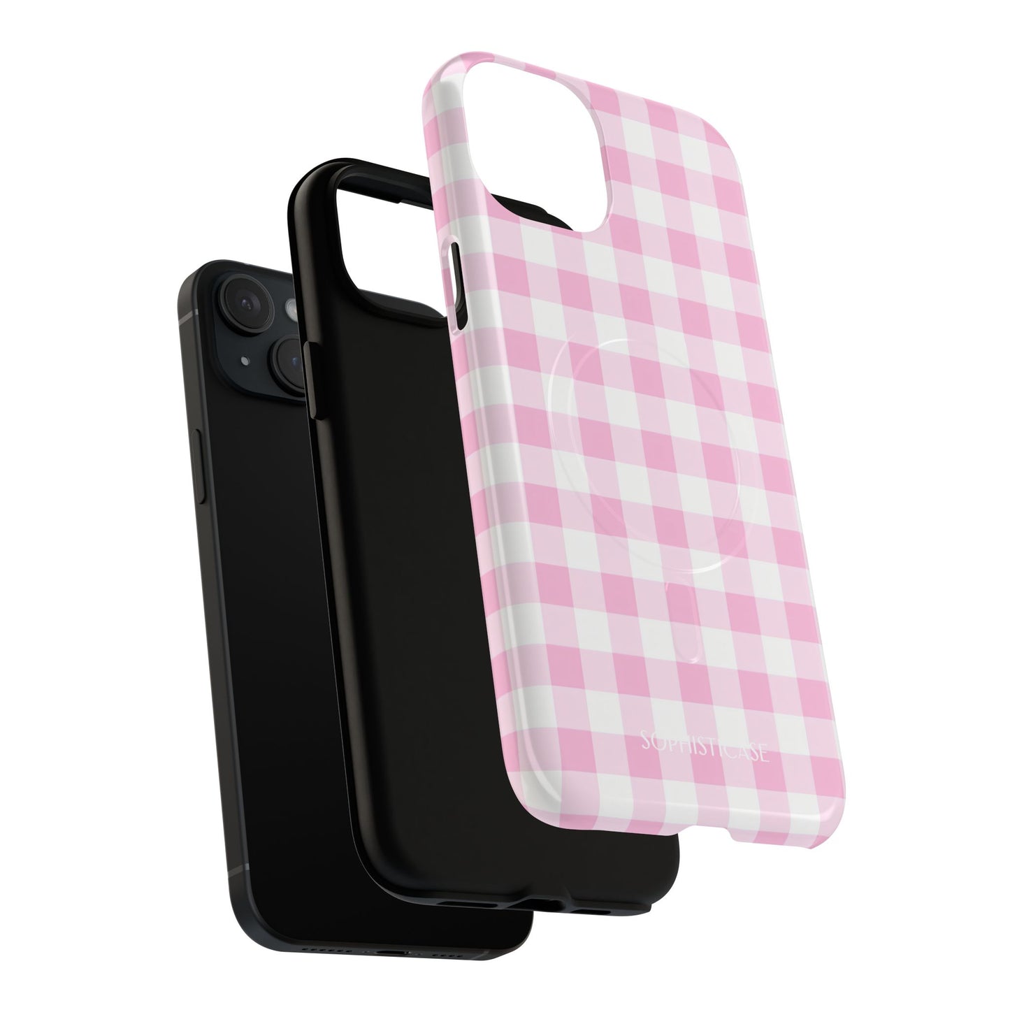 Gingham in Pink - Magsafe Case
