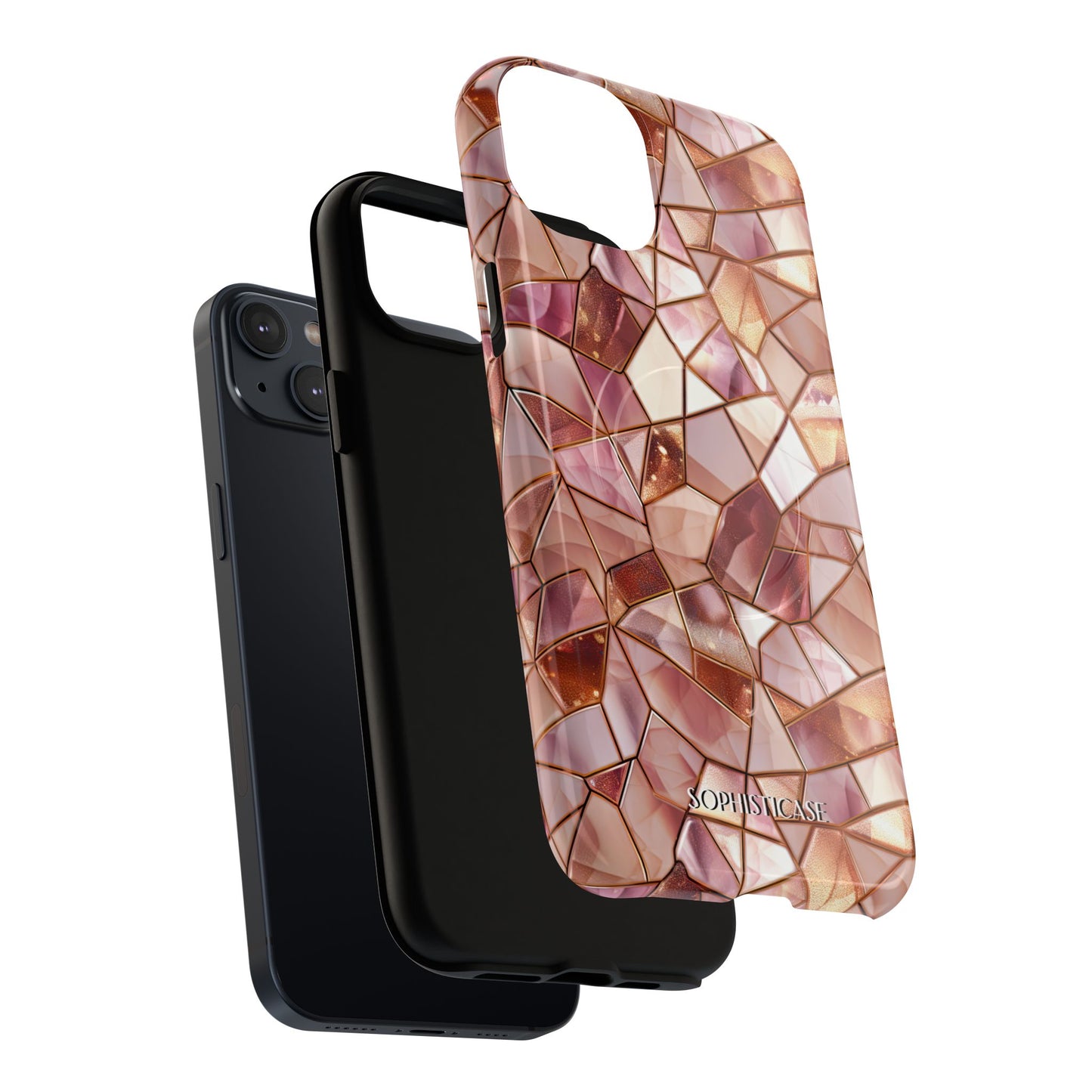 Rose' Runway in Champagne Mosaic - Magsafe Case