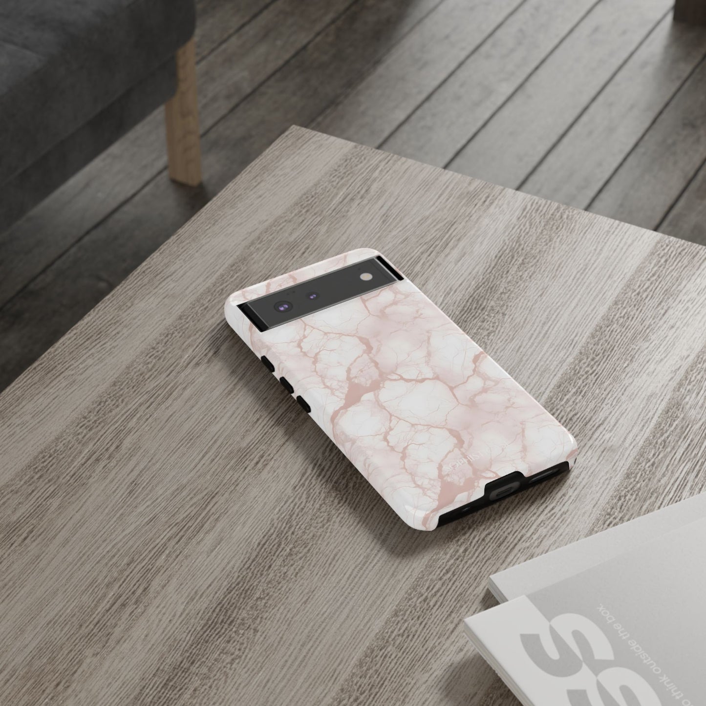 Marble Opulence in Neutral Beige - Tough Phone Case