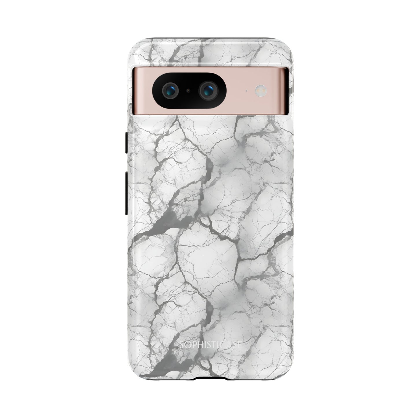 Marble Opulence in Charcoal Grey - Google Pixel Case