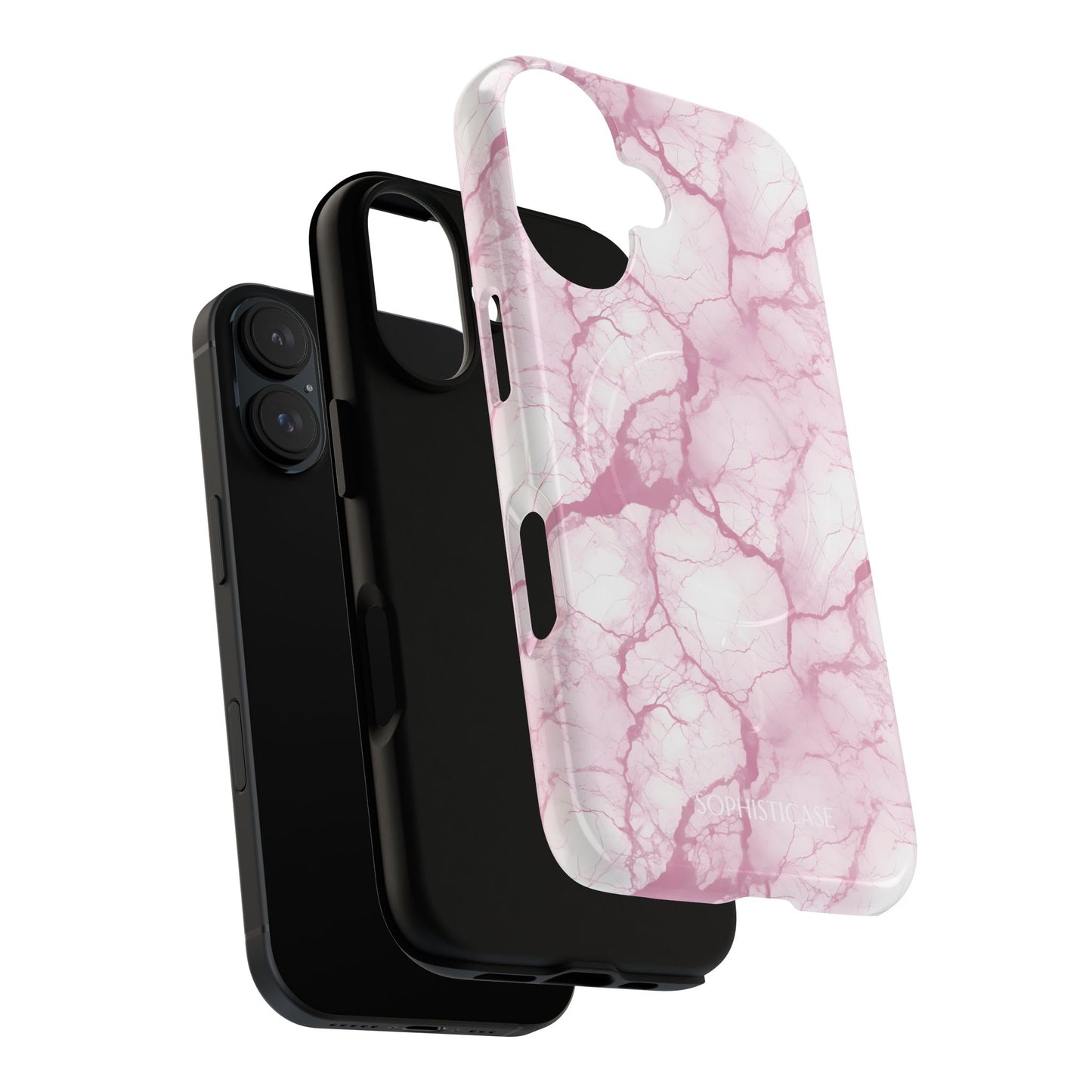 Marble Opulence in Pink - Magsafe Case