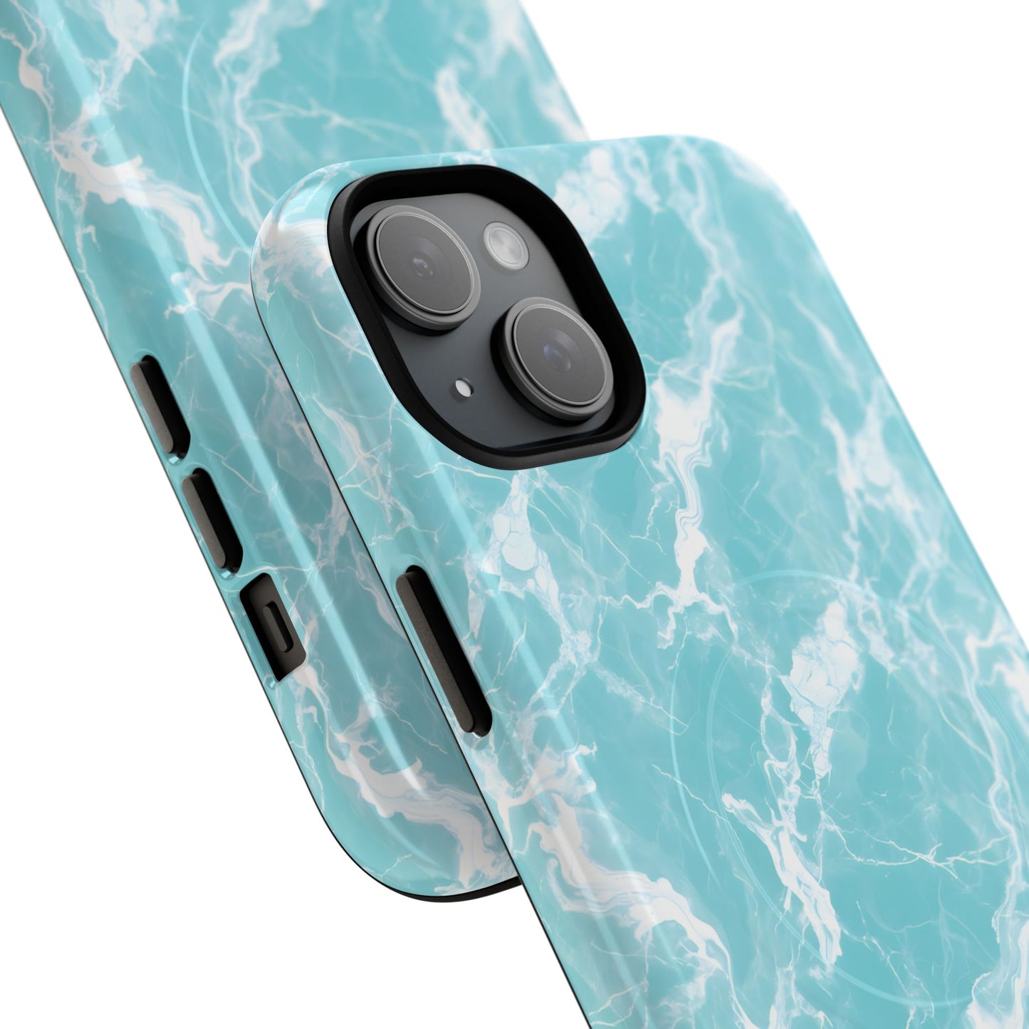 Marble Crush in Aqua - Magsafe Case
