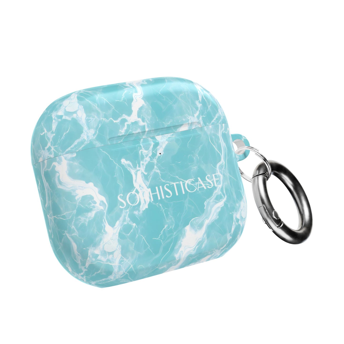 AirPod Cases - Marble Crush in Aqua