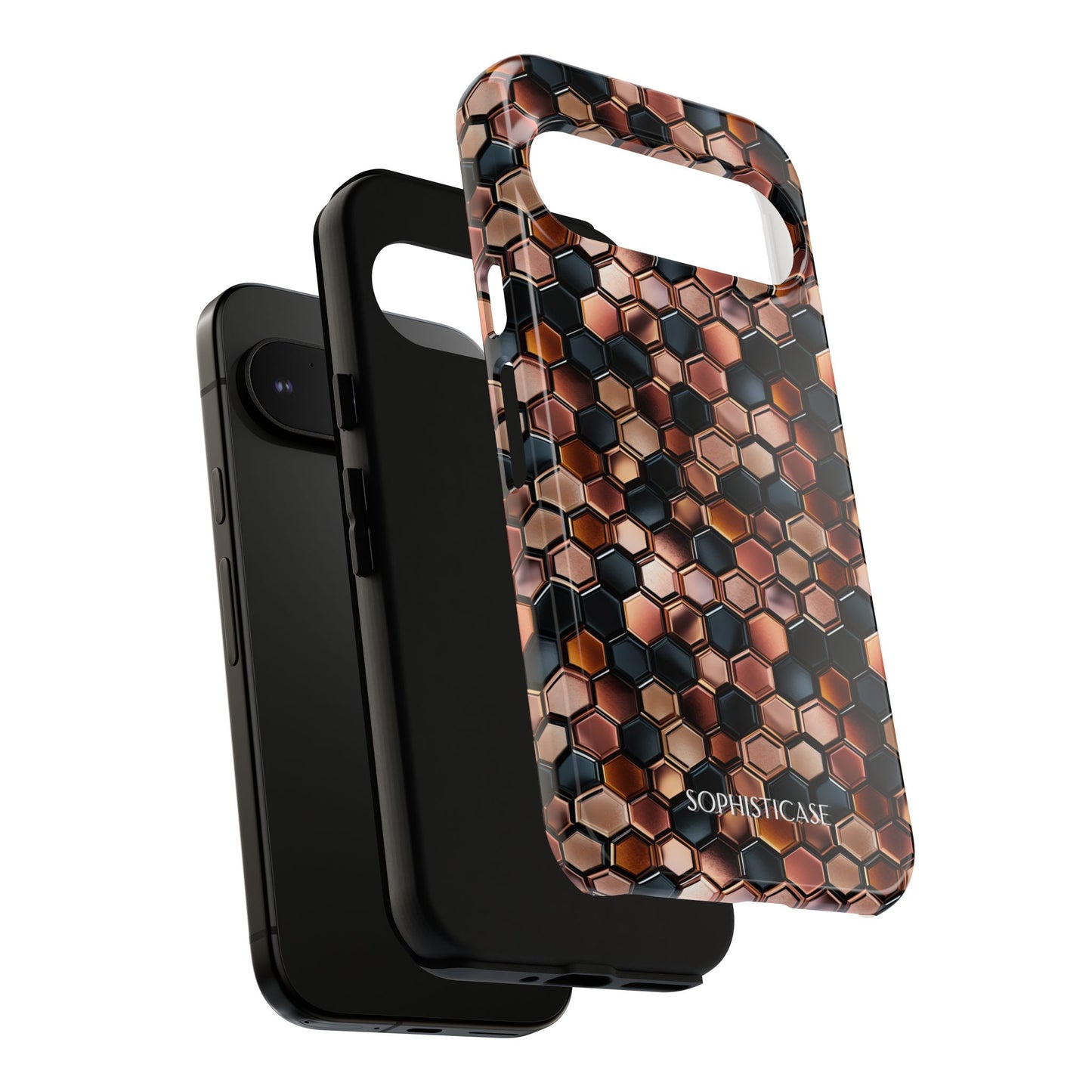 Rose' Runway in Honeycomb Mosaic - Tough Phone Case