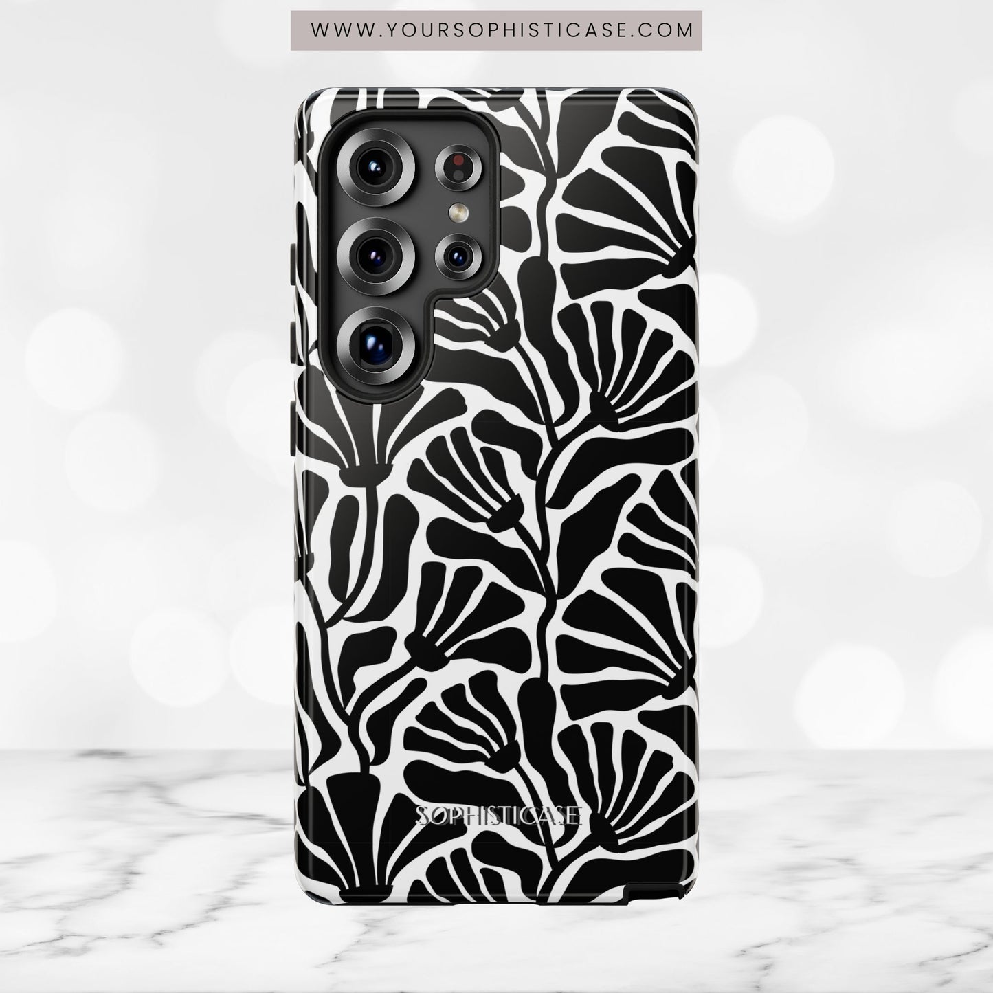 Dark Thoughts in Urban Vine - Tough Phone Case